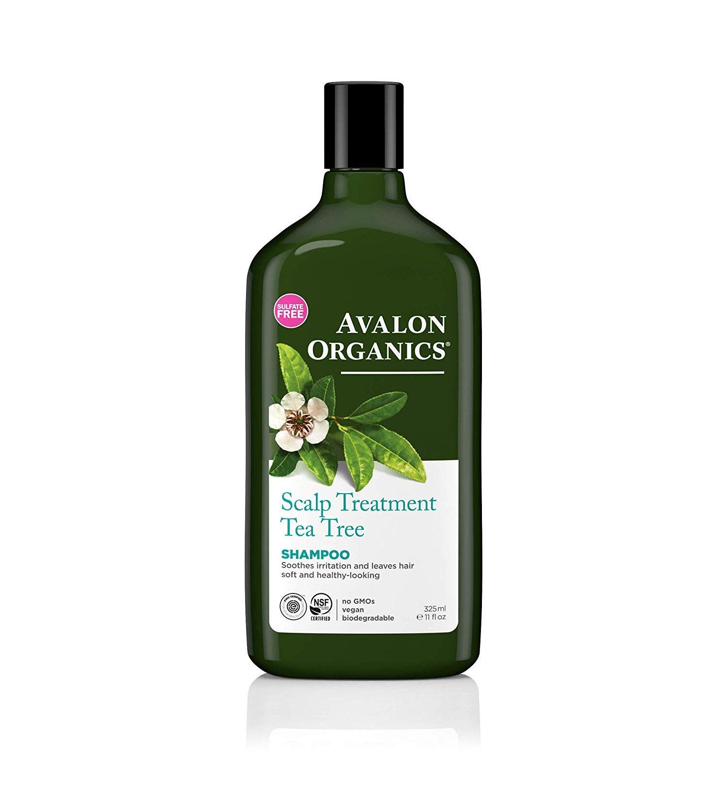 Avalon Organics Tea Tree Shampoo Scalp Treatment 11 fl oz - Natural Hair Care - Buy Online on GoSupps.com