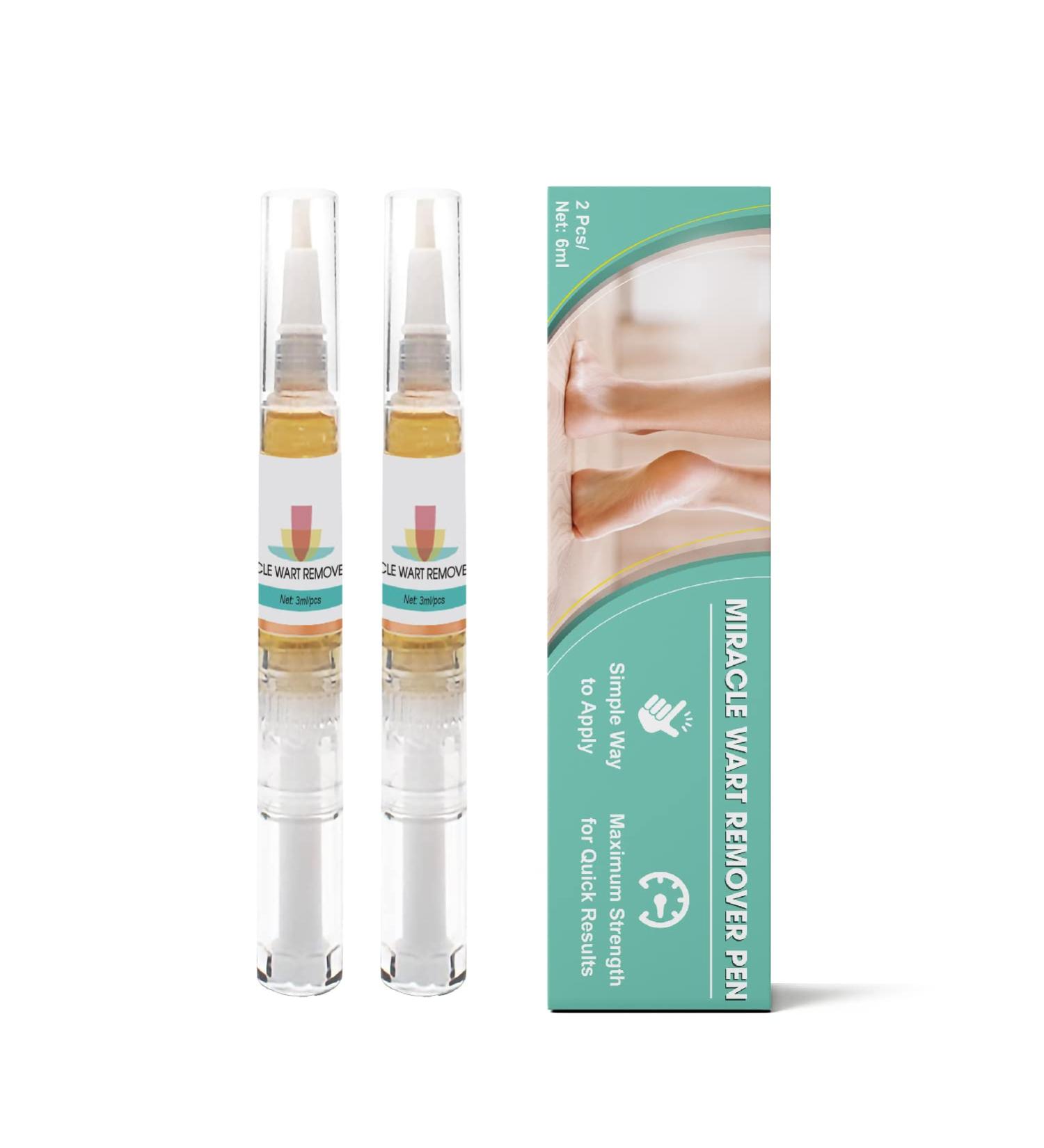 Wart Remover Pens - Natural & Safe Treatment for Foot & Hand Warts - Advanced Verruca, Corn, and Callus Removal - 2 Pens Per Box - Buy Online on GoSupps.com