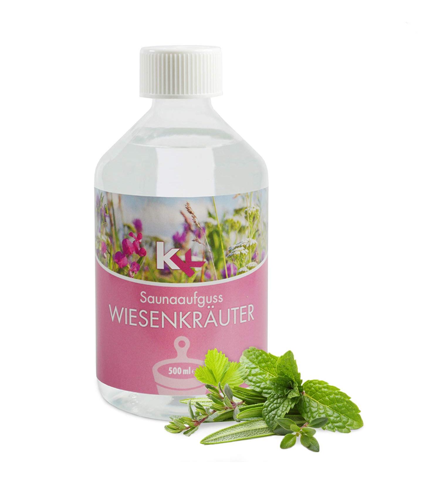 KK Sauna Infusion Concentrates PREMIUM - Meadow Herbs Fragrance - Made in Germany - 500ml Bottle | Wellness Spa Experience at Home - International Shipping Available - Buy Online on GoSupps.com