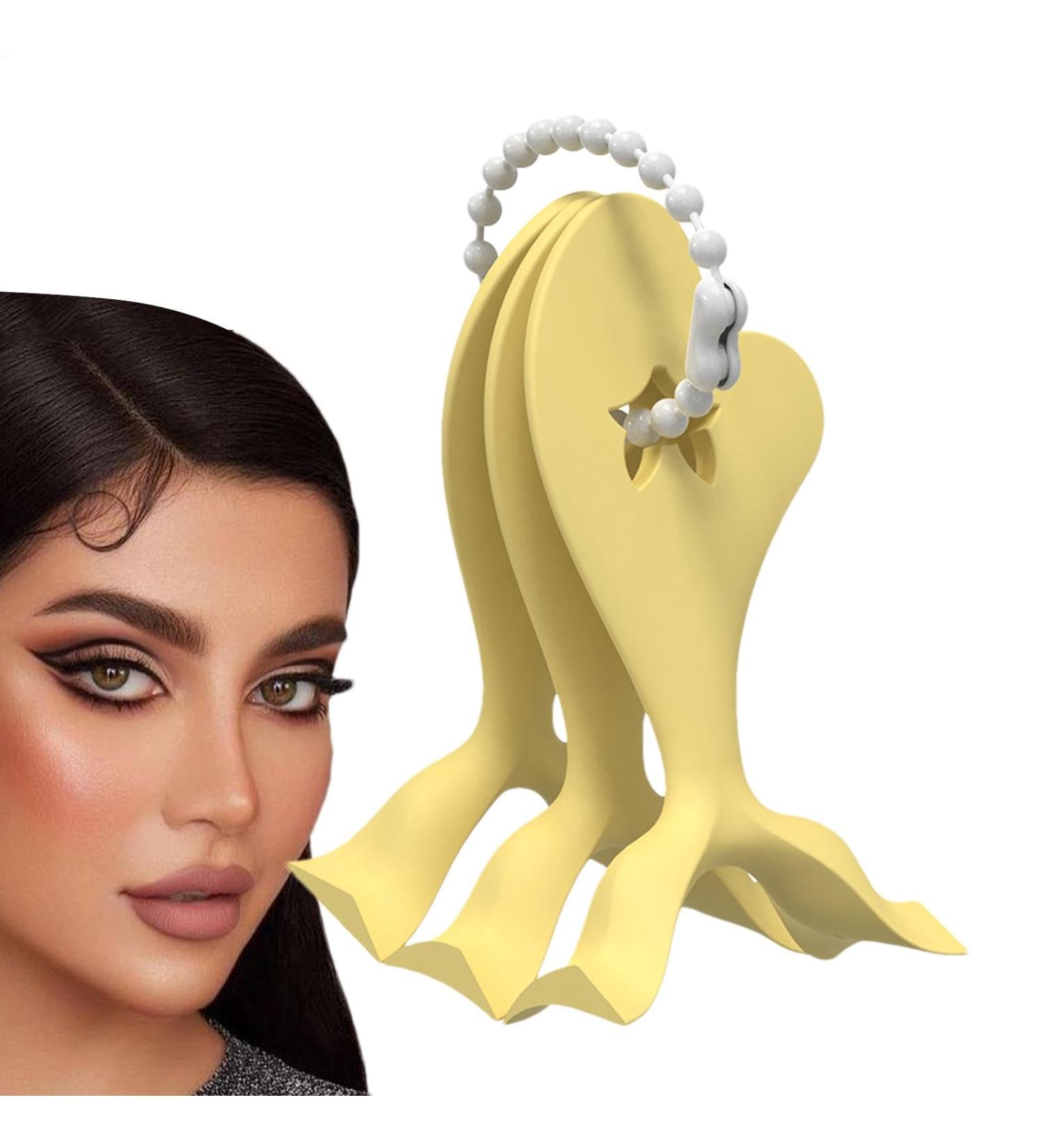 Eyeliner Stencil Tool Eyeliner Makeup Stencil 3 Piece Eyeshadow Contour Guide for Beginners Eyelash Shaper Tool Beauty Tool for Business Stage Presentations Home Yellow - Buy Online on GoSupps.com