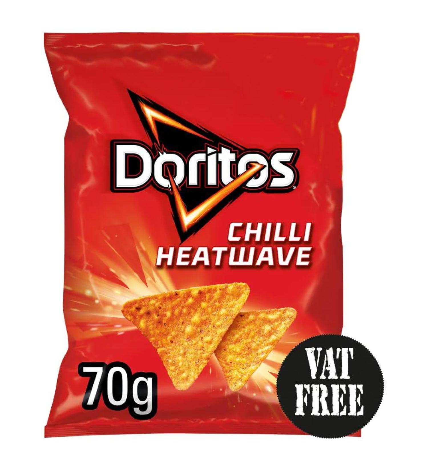 Doritos Chilli Heatwave Tortilla Chips 70g-Food