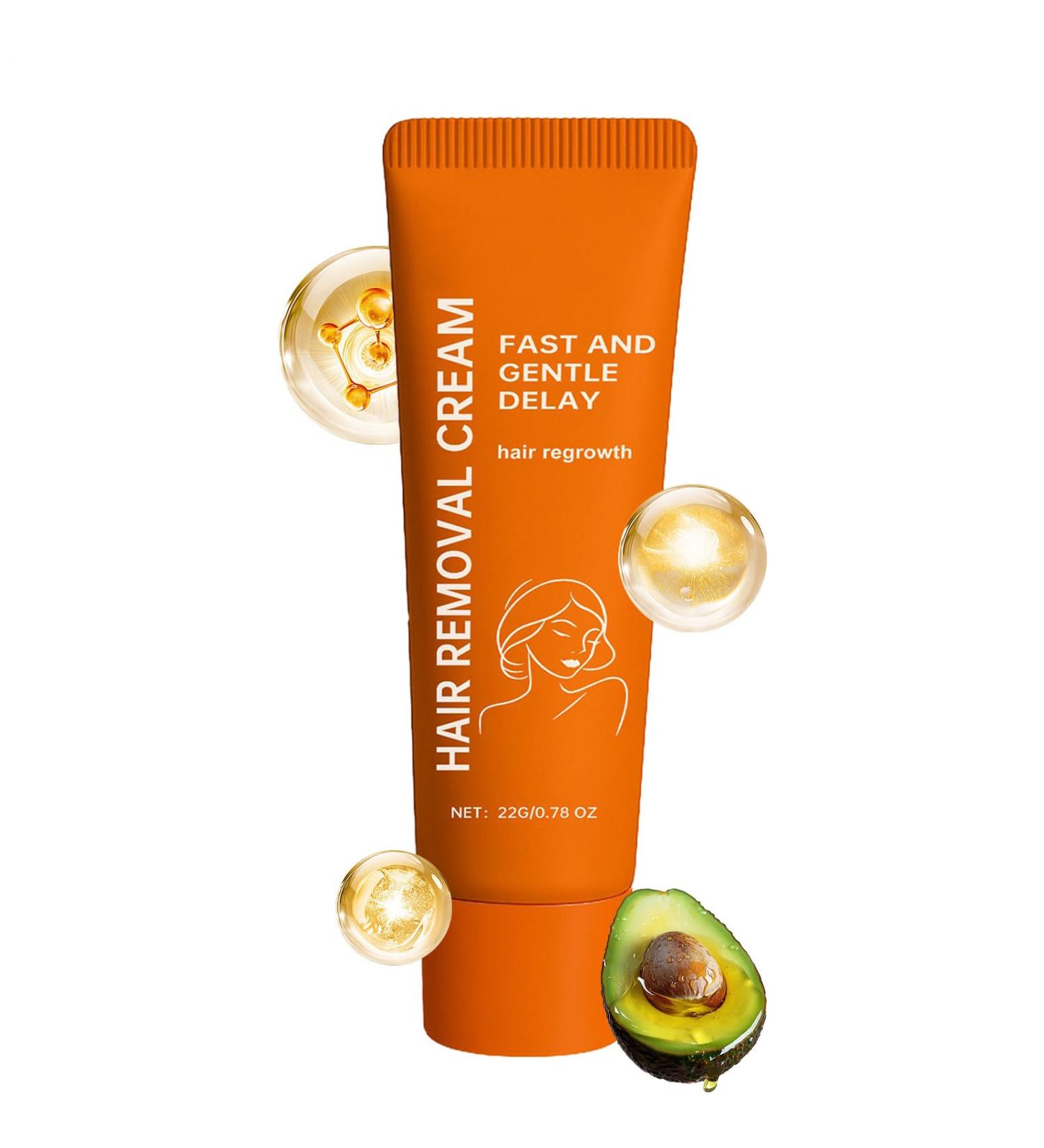 Hair Removal Cream - 22g Safe Non-Irritating Facial Hair Removal Cream - For Facial Hair Removal | For Women and Men Soothes Skin Brightens Dry Skin Moisturizes - Buy Online on GoSupps.com