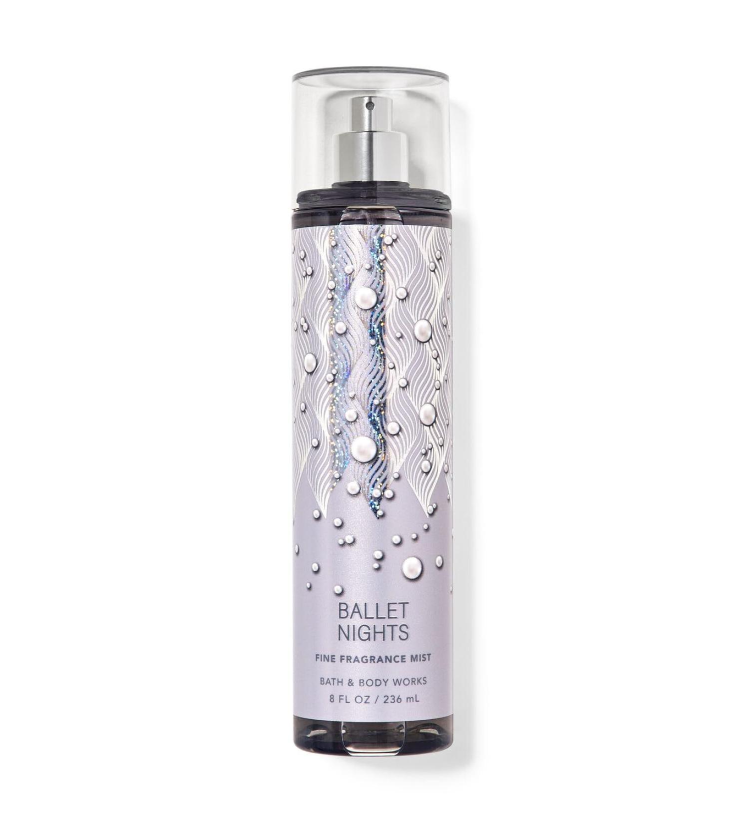 Bath & Body Works Ballet Nights Fine Fragrance Mist For Women 8 Ounce Full Size Spray