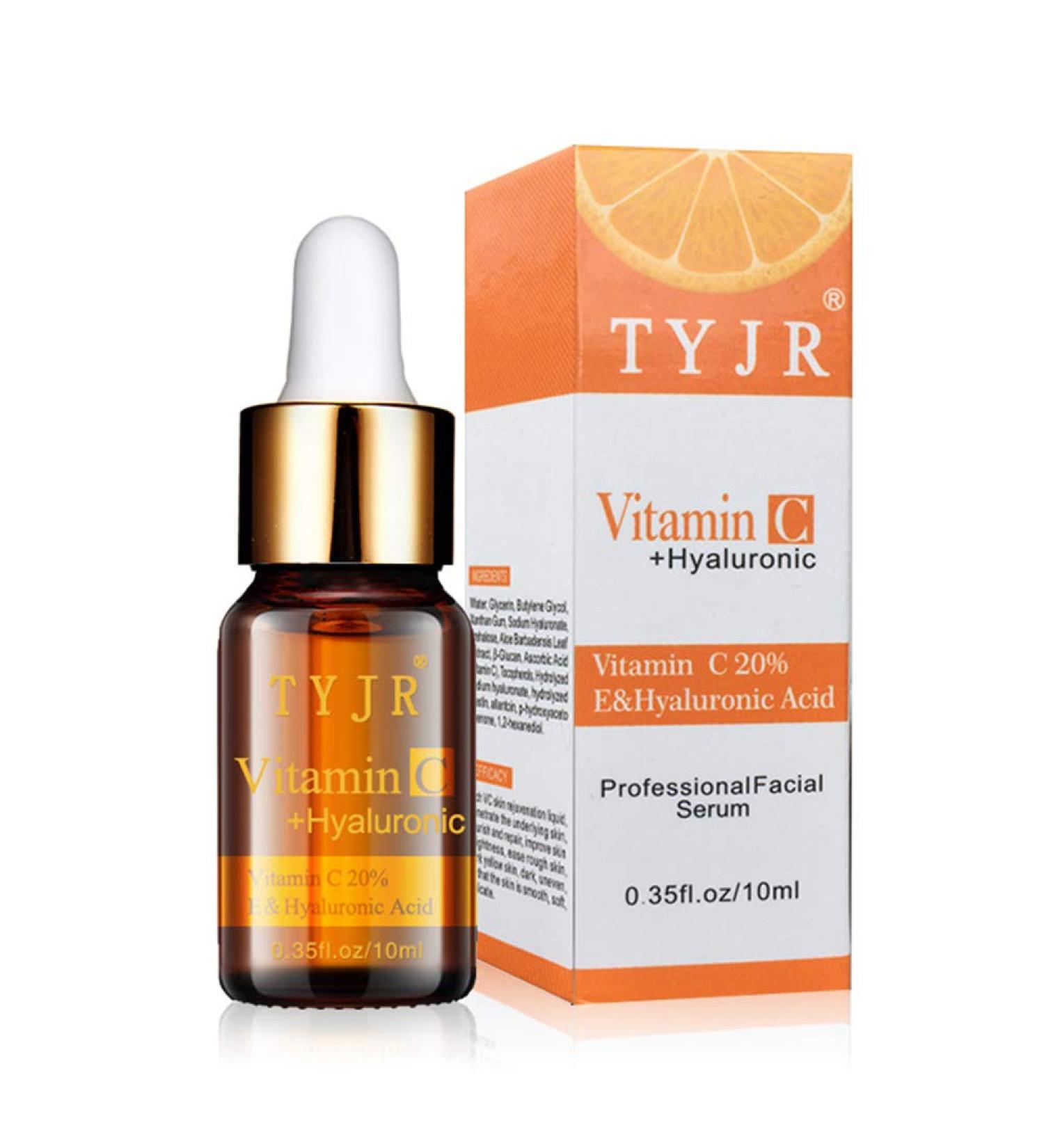 20% Vitamin C Serum for Face - Anti-Aging & Dark Spot Treatment with Vitamin E Hyaluronic Acid & Aloe Vera - Buy Online on GoSupps.com