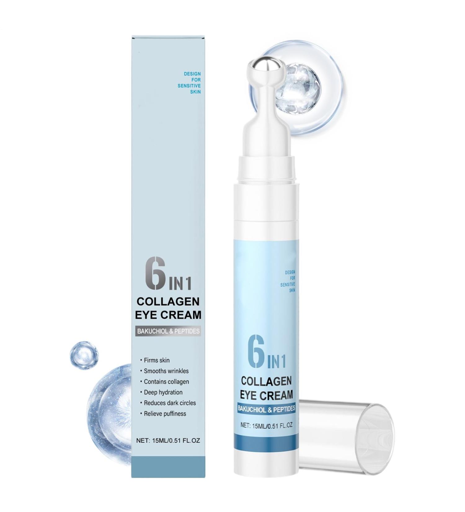 Eye Cream15ml Eye Cream Bottle Brighten Soothing Hydration Women Morning Routine Travel - Buy Online on GoSupps.com