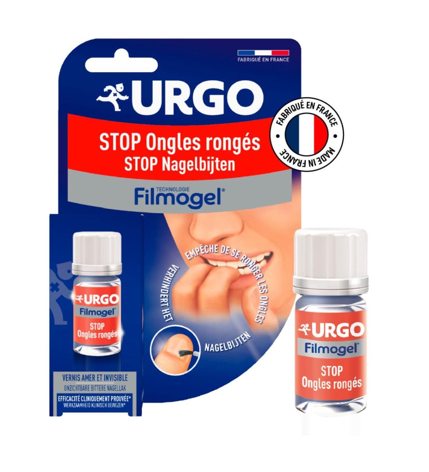 Urgo Invisible Nail Polish for Stripping - Bitter Formula Strengthens & Restructures - 9ml - 3+ Years - Damaged Nail Solution - Buy Online on GoSupps.com