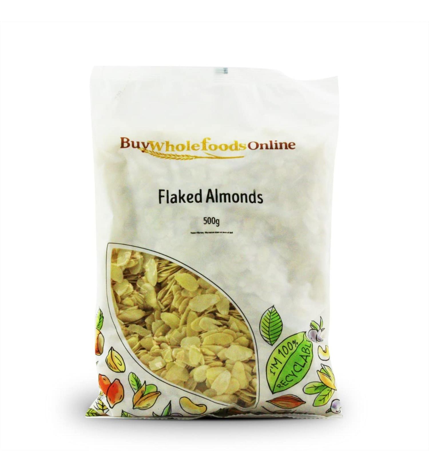 Flaked Almonds 500g (BWFO)