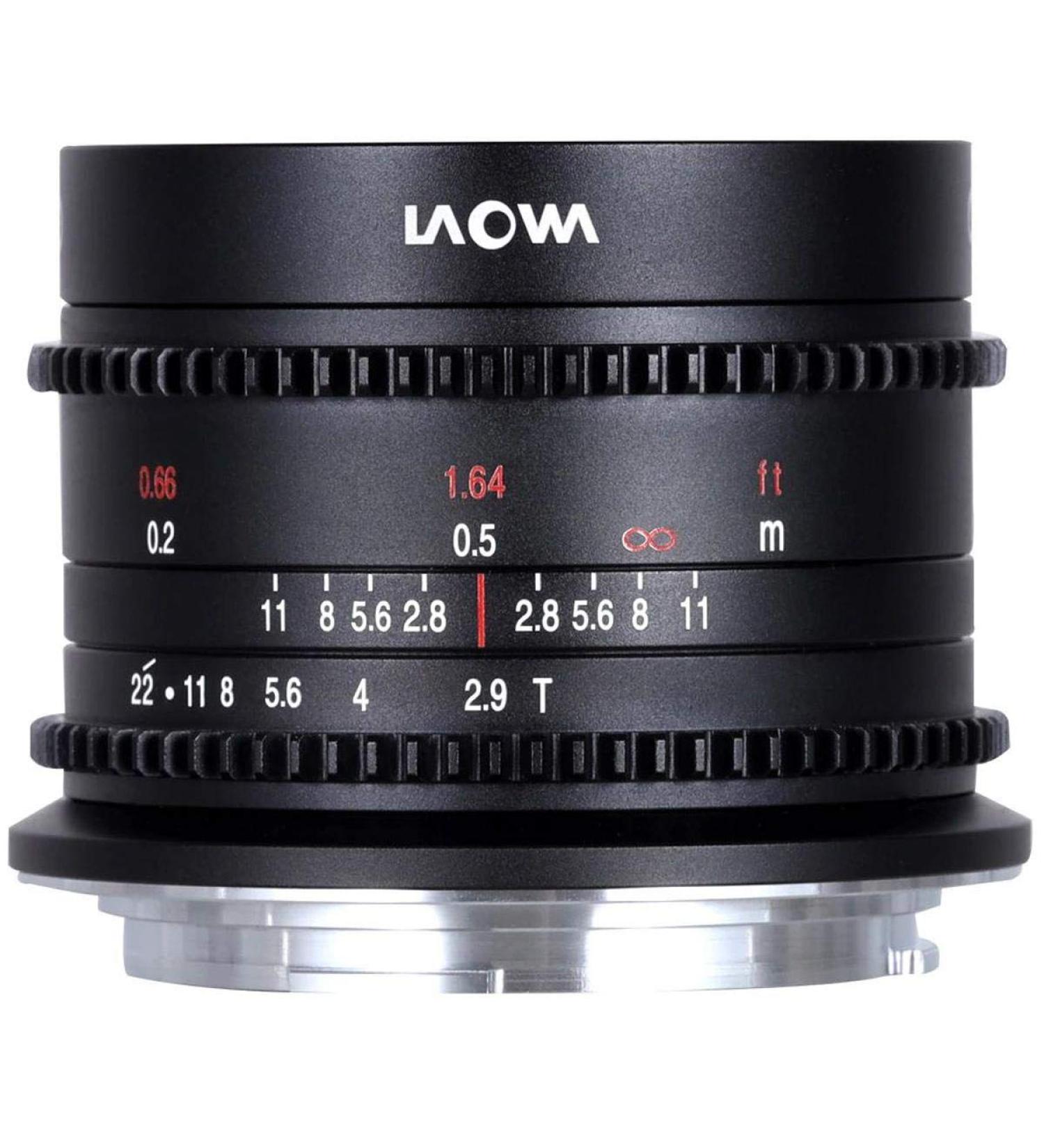 Venus Laowa 9mm T2.9 Zero-D Cine Lens for Canon RF - Black | High Performance Lens - Buy Online on GoSupps.com