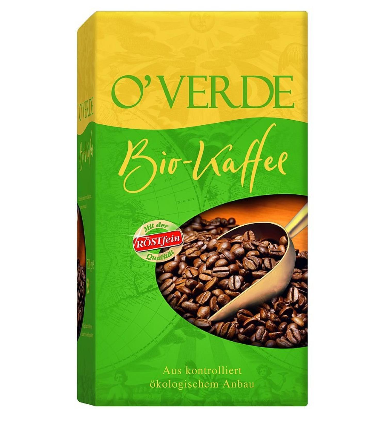 R stfein R stfein O'Verde Organic Ground Coffee 500g (Pack of 2)