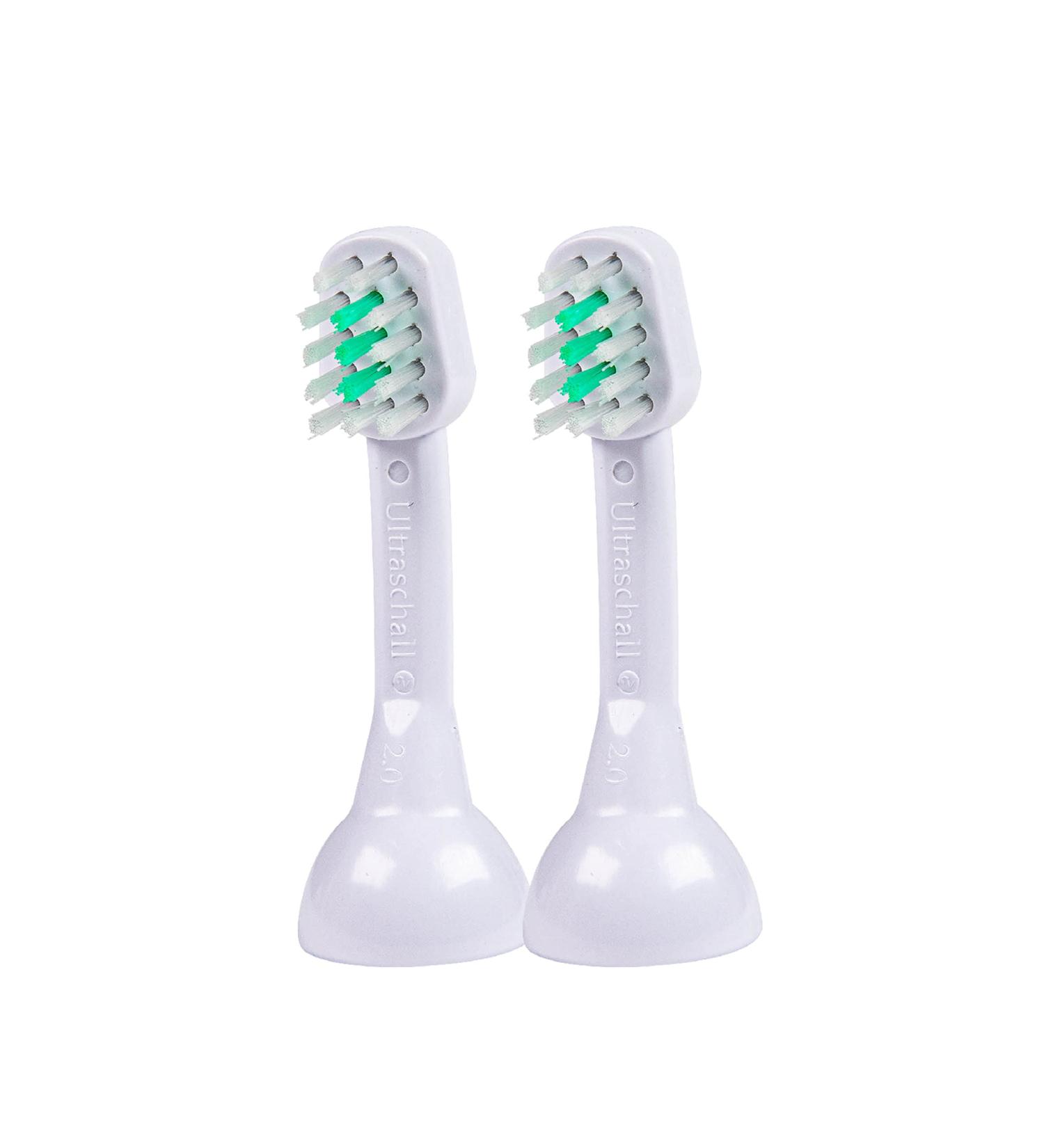 emmi-pet 2xA1 (S) Small Ultrasonic Brush Heads for emmi-pet 1.0&2.0 Ultrasonic Toothbrush I Prevents Tartar Fights Bad Breath and Gingivitis I Quiet & Friction-Free - Buy Online on GoSupps.com