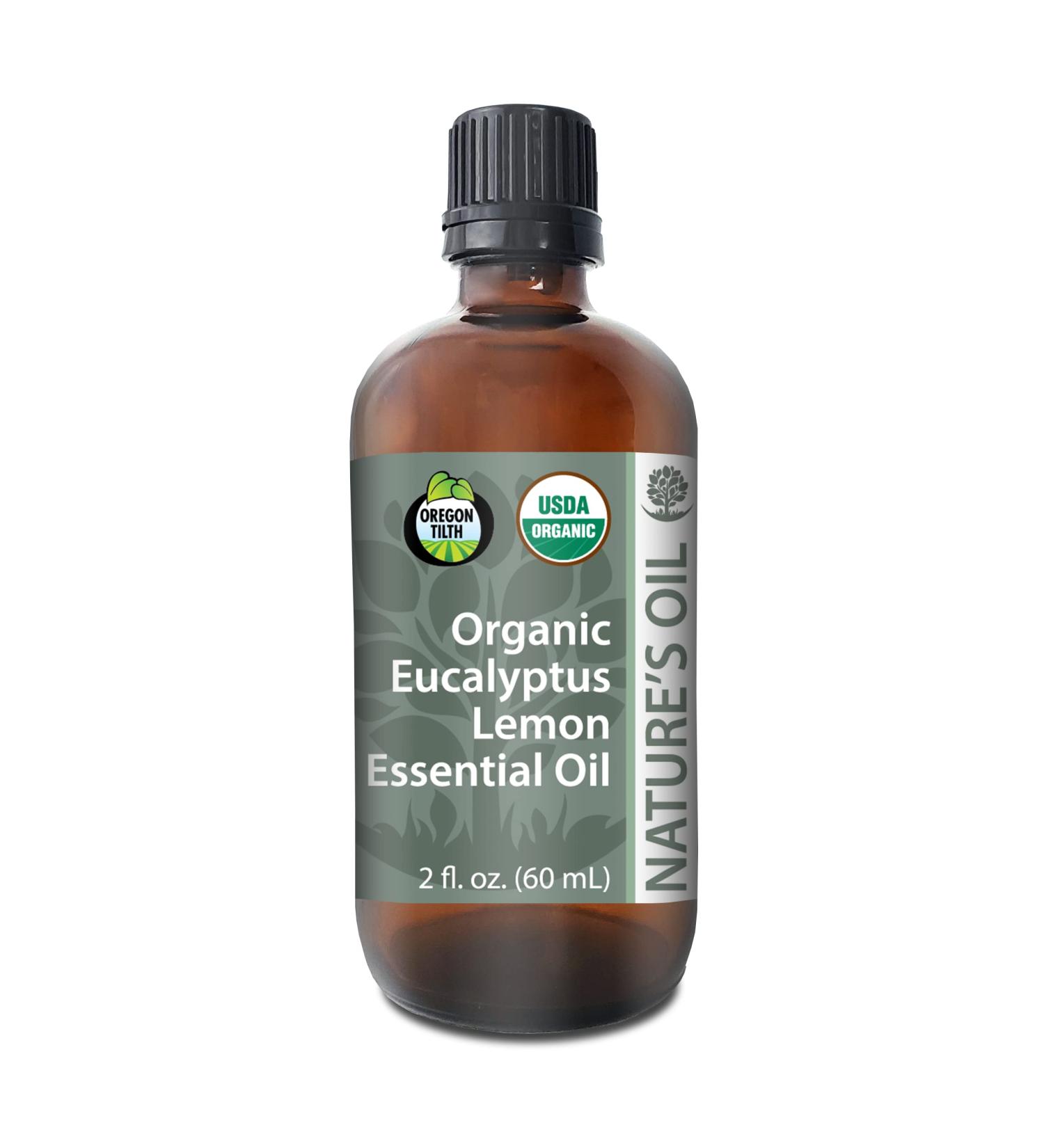 Best Eucalyptus Lemon Essential Oil Pure Certified Organic Therapeutic Grade 60ml - Buy Online on GoSupps.com