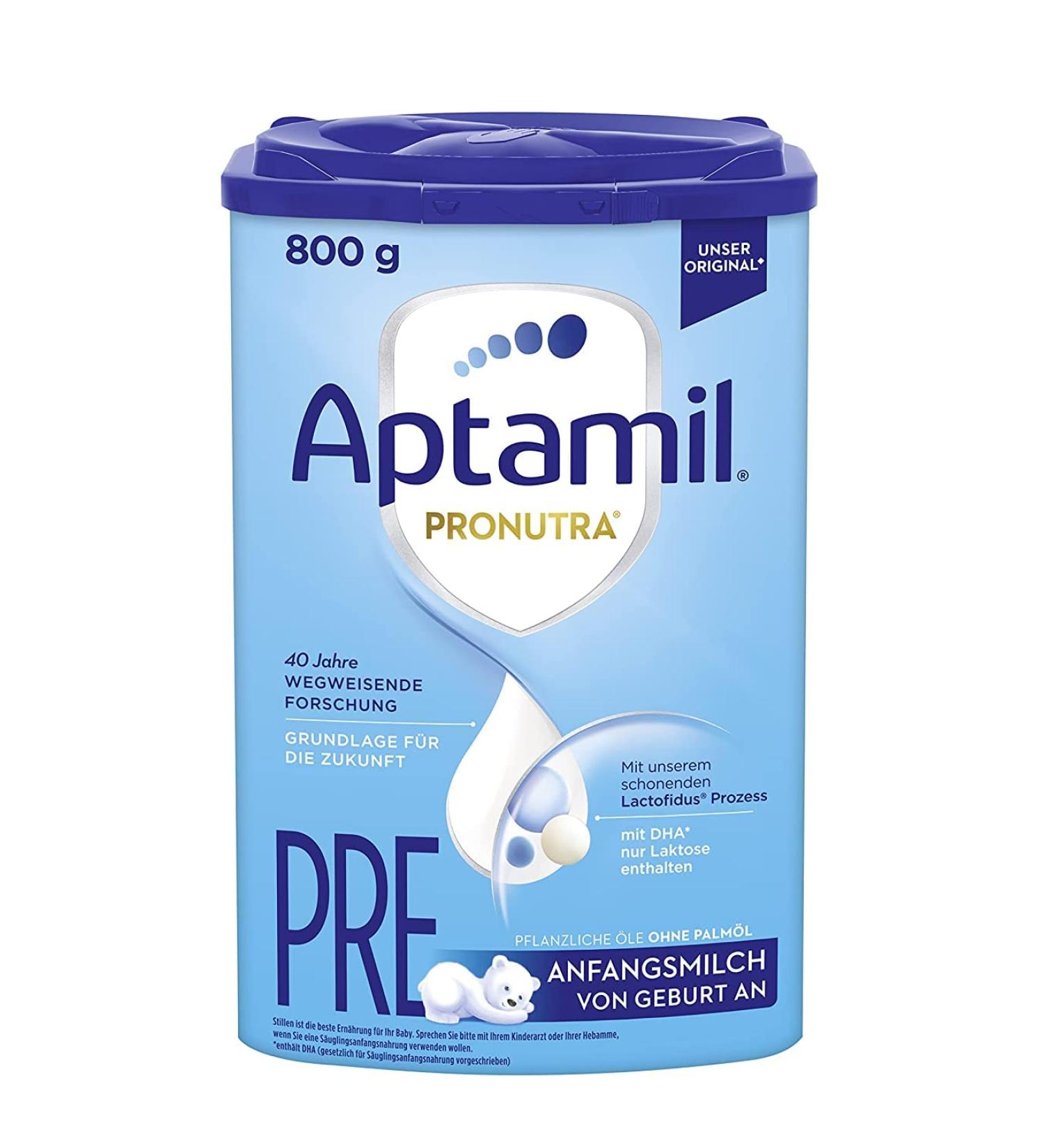 Aptamil Pronutra PRE - Infant Milk Powder 800g | DHA & Lactose Only | Palm Oil Free Baby Formula from Birth - Buy Online on GoSupps.com