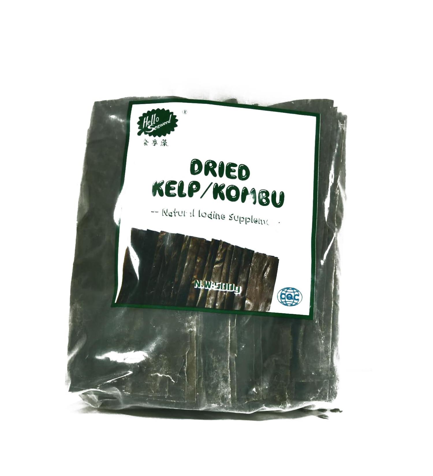 Laminaria Japonica Dried Seaweed Leaf for Seaweed Kombu Kelp Flakes Seaweed Leaves (500g) - Buy Online on GoSupps.com
