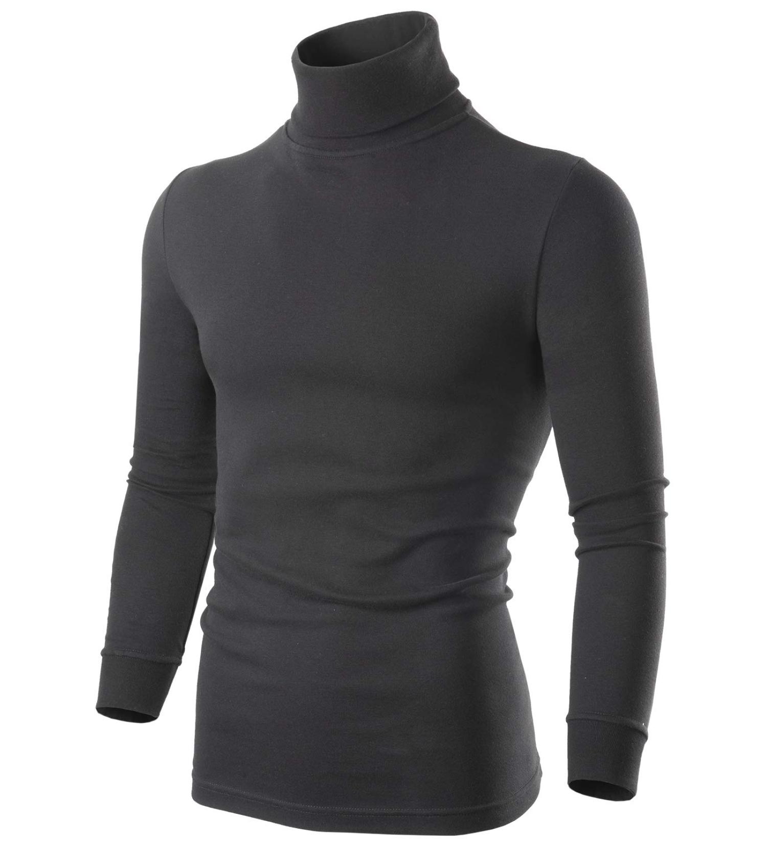 Men's Black Long Sleeve Thermal Underwear Mock Turtleneck Shirt - Size XL - Buy Online on GoSupps.com