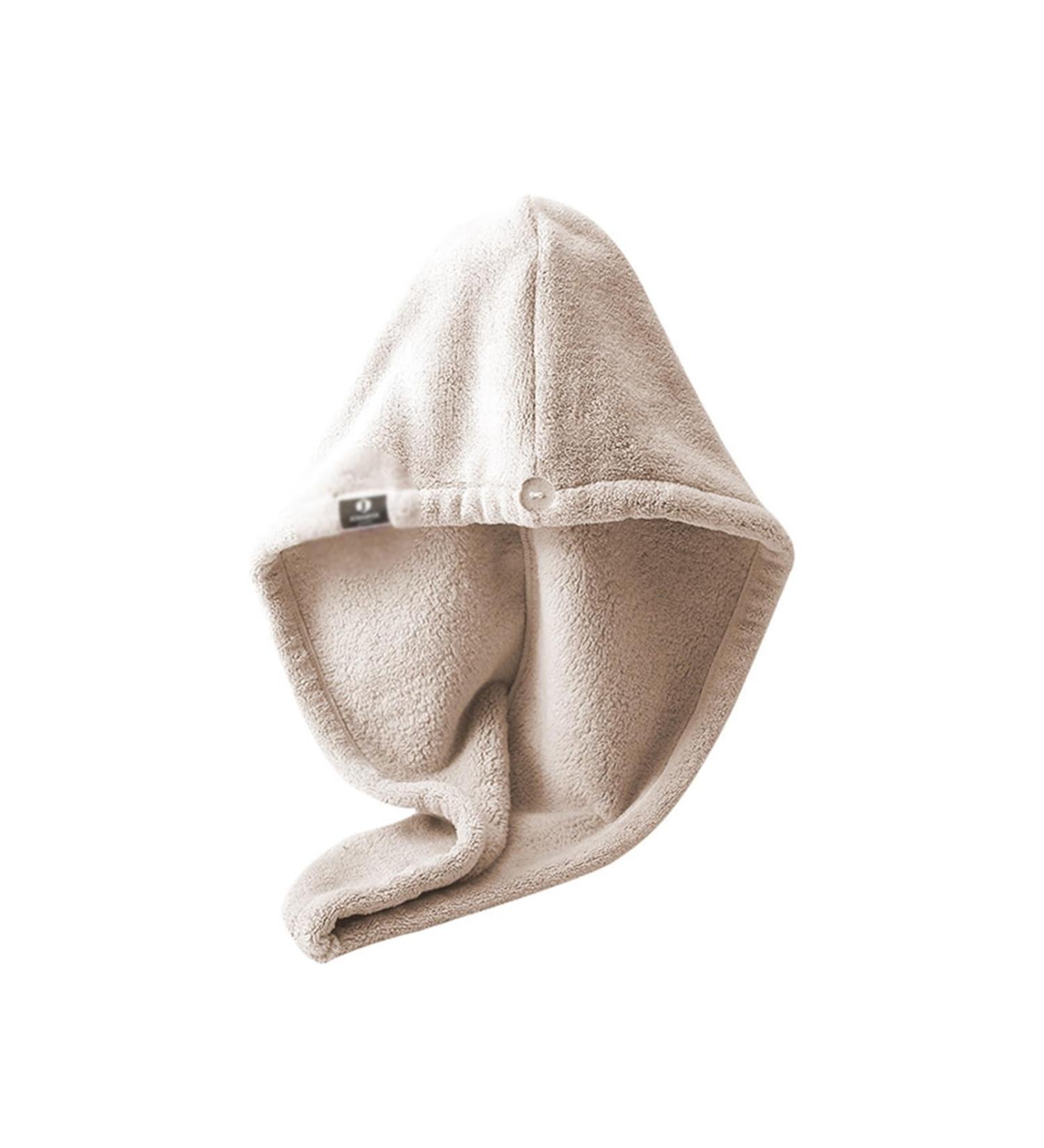 Thick Bath Towel Dry Cap Headband - Soft and Absorbent Household Towel in Gray (65x25cm) - Best for Hair Drying and Spa Use - Buy Online on GoSupps.com