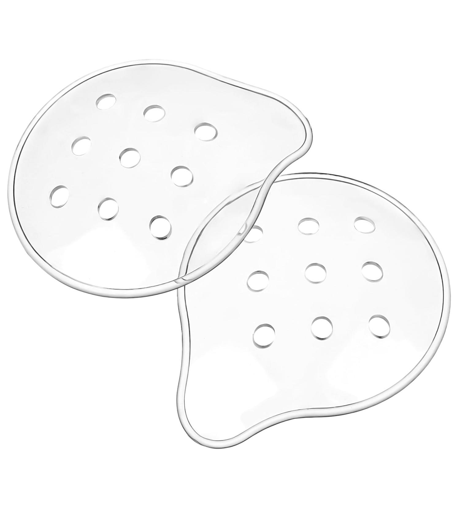9-Hole Plastic Eye Patch - 2 Pcs Clear & Breathable Eye Cover for Cataract Recovery & Post-Surgery Protection - Buy Online on GoSupps.com