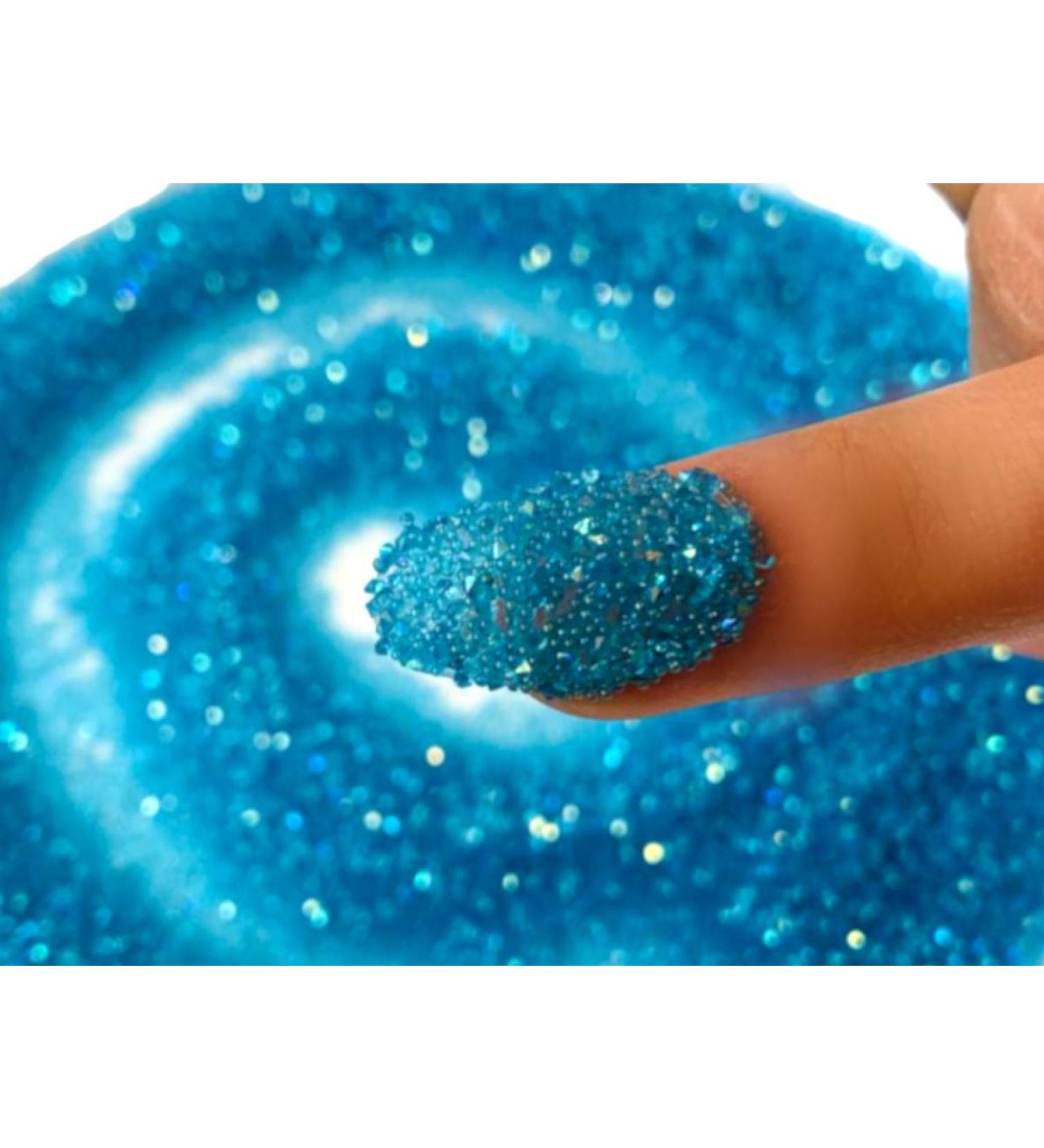 EIMASS Druzy Diamond Dust 3D Nail Art Crystals - Swarovski Alternative Gems (Aquamarine AB)