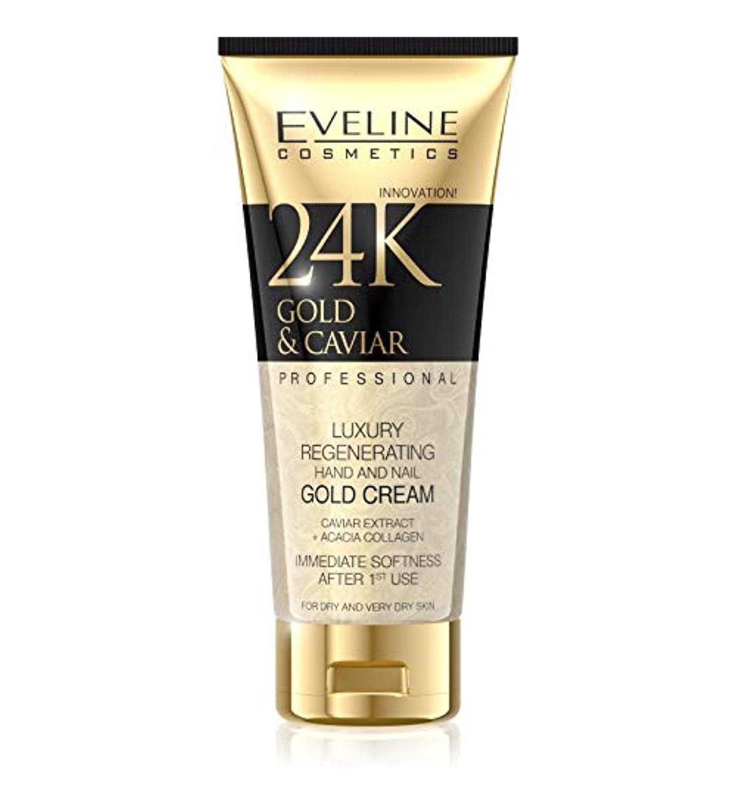 Eveline Cosmetics 24K Gold Caviar Luxury Gold Hand Cream 100 ml