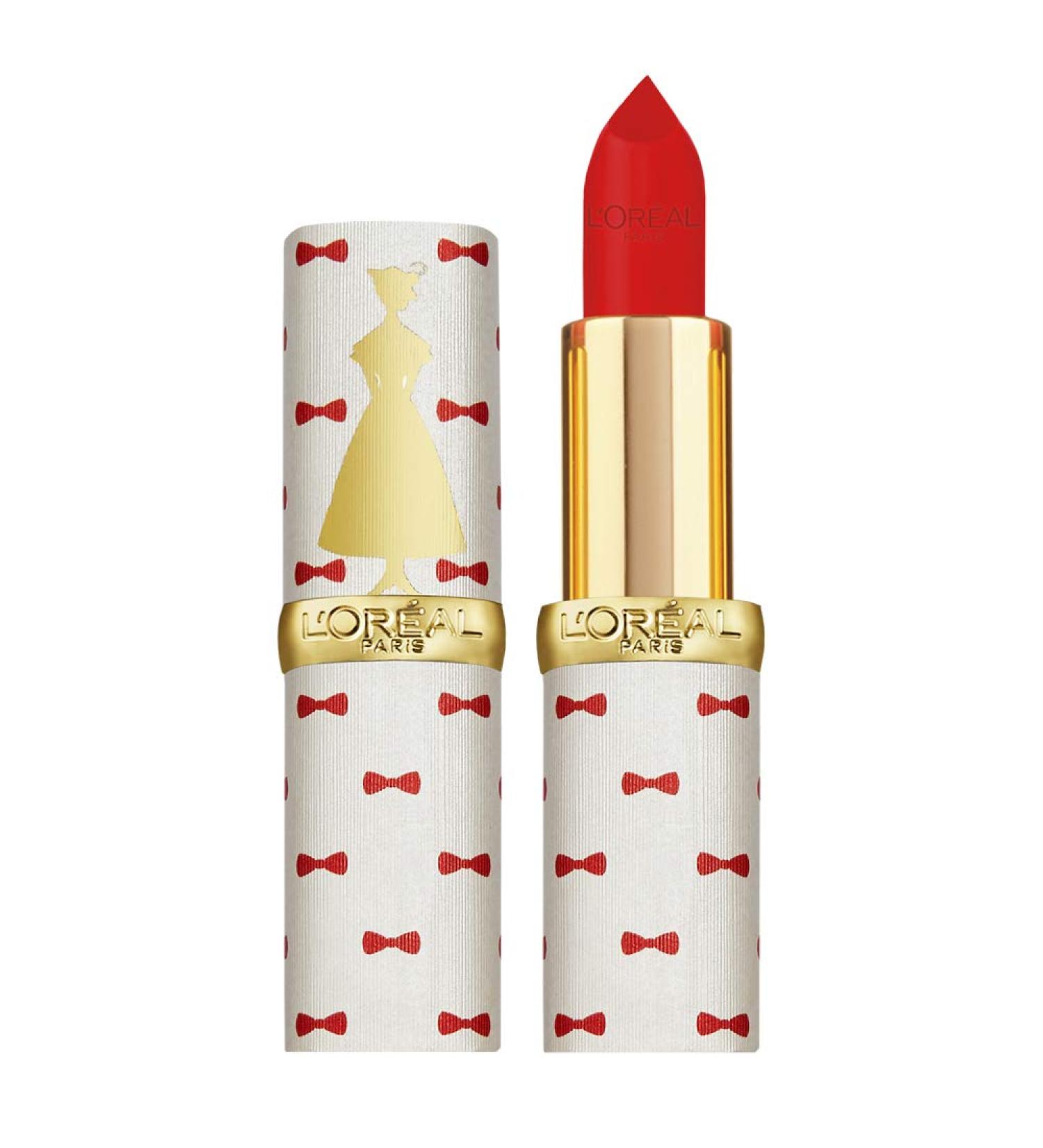 L'Or al Paris Disney Mary Poppins Lipstick - Long-Lasting Matte 346 Red | Limited Edition Gift for Women - Buy Online on GoSupps.com
