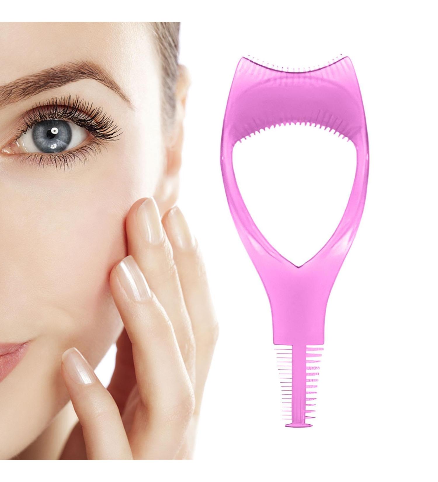 Mascara Shield Applicator Guard - Reusable Eyelash Mascara Shield Guard Mascara Guard Tool - Mascara Guard Eyelash Comb Handheld Lash Separator Tool for Girls Makeup Hot Pink - Buy Online on GoSupps.com