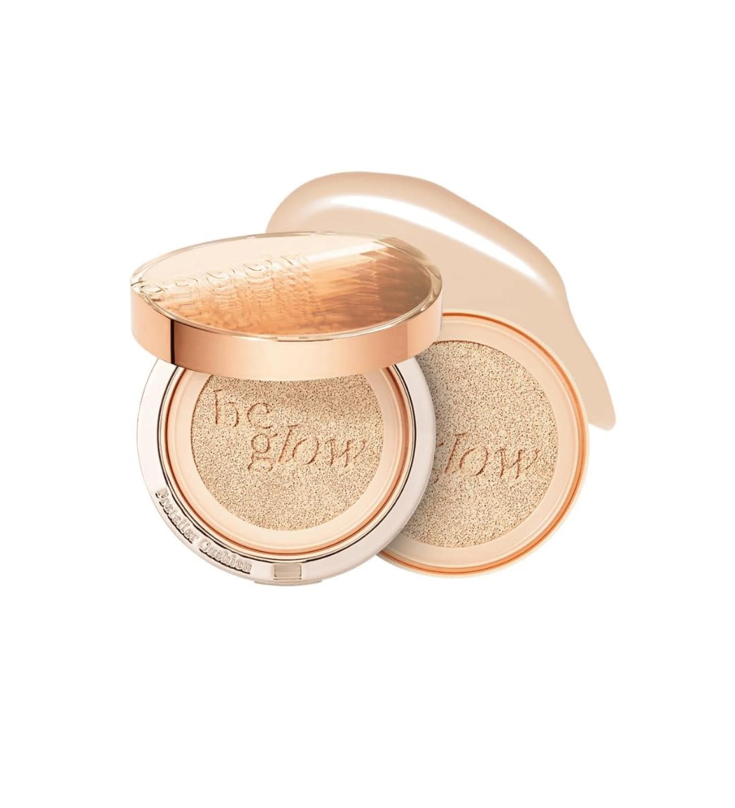 G n rique s ir - Pro Tailor Be Glow Cushion New Class Set #22 Petal SPF42 PA++ 2x13 g - illuminating cushion foundation with replaceable insert in a shade of light beige