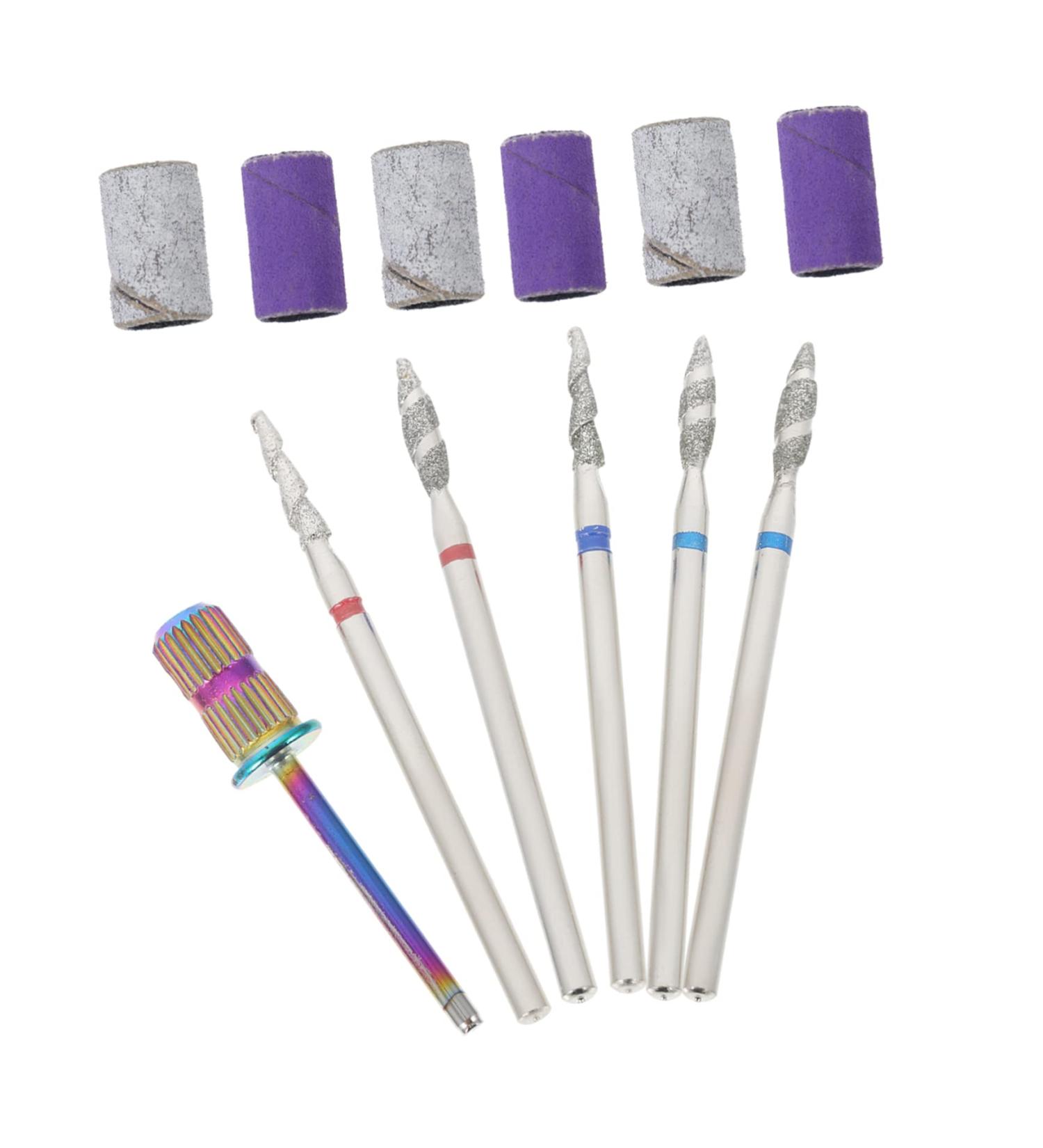 Housoutil 1 Set Nail Polisher Nail Grooming Kit Nails Gel Diamond Grinding Head Electric Nail File Power Tools Cleaning Gel Hat with Ponytail Wig Para U as Pedicure Corundum Manicure Tools - Buy Online on GoSupps.com