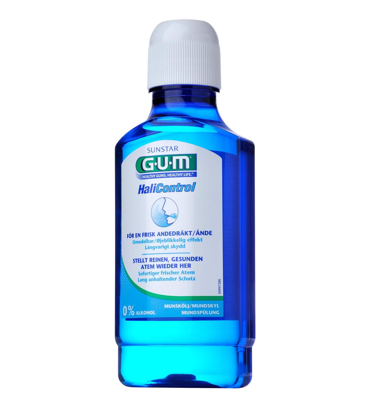 GUM HaliControl Alcohol-Free Mouthwash 300 ml Solution