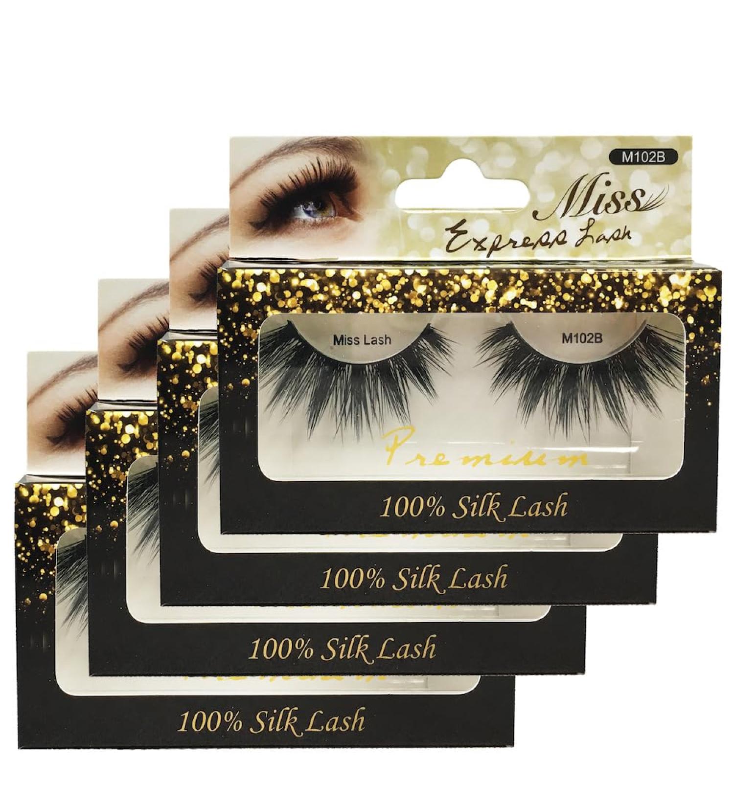 Miss Lashes 3D Volume M102B - Premium False Eyelashes for All-Day Glam | International Shipping Available - Buy Online on GoSupps.com