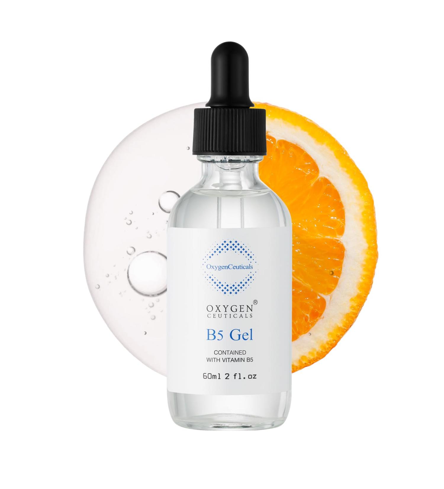 OxygenCeuticals B5 Gel Hydrating Serum with Vitamin B5 (Panthenol) Hyaluronic Acid & Adenosine Moisturizing & Anti-Wrinkle Care for Healthy Elastic Skin. 2.02 fl.oz (60ml) - Buy Online on GoSupps.com