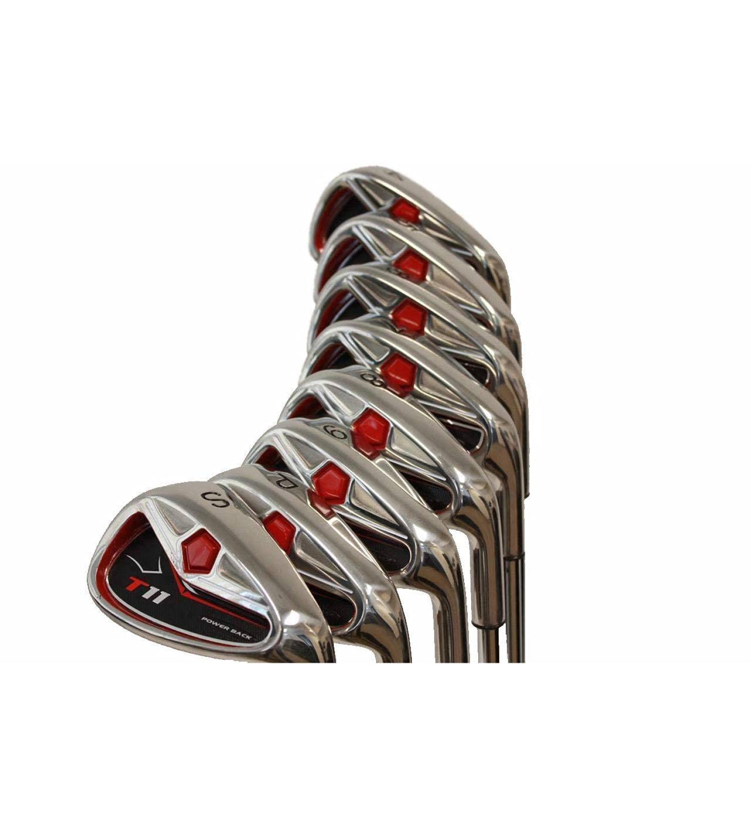 Custom XL XXL Irons Golf Club Set with Free Matching Sand Wedge | Power Back T11 +2 Irons | Big and Tall Extra Long | 4-PW Set - Buy Online on GoSupps.com