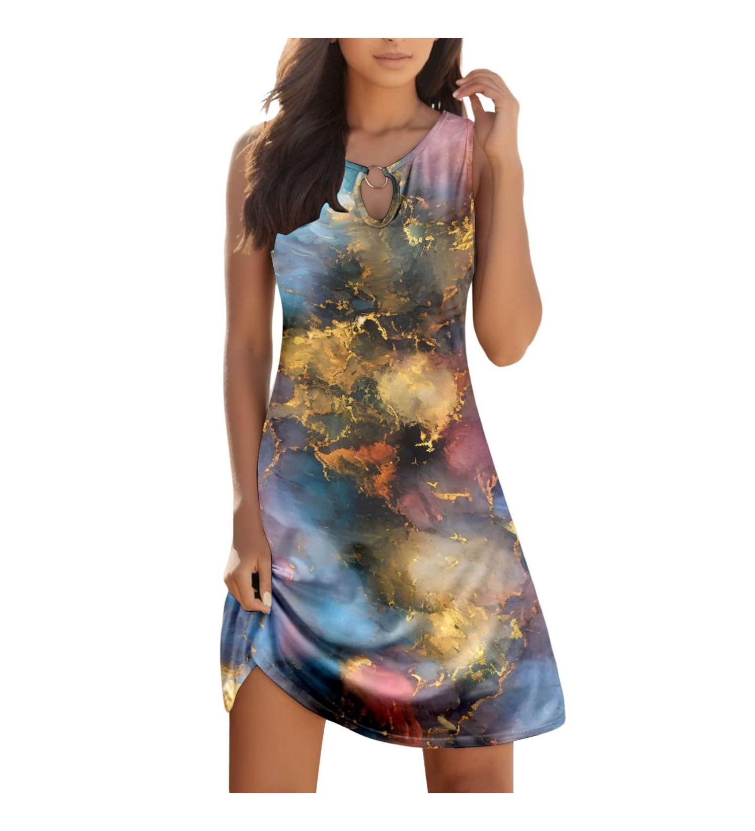 Shop Elegant Mini Dresses for Women | Sexy Short & Boho Summer Styles - Black & White A-Line Beach Dresses - Buy Online on GoSupps.com