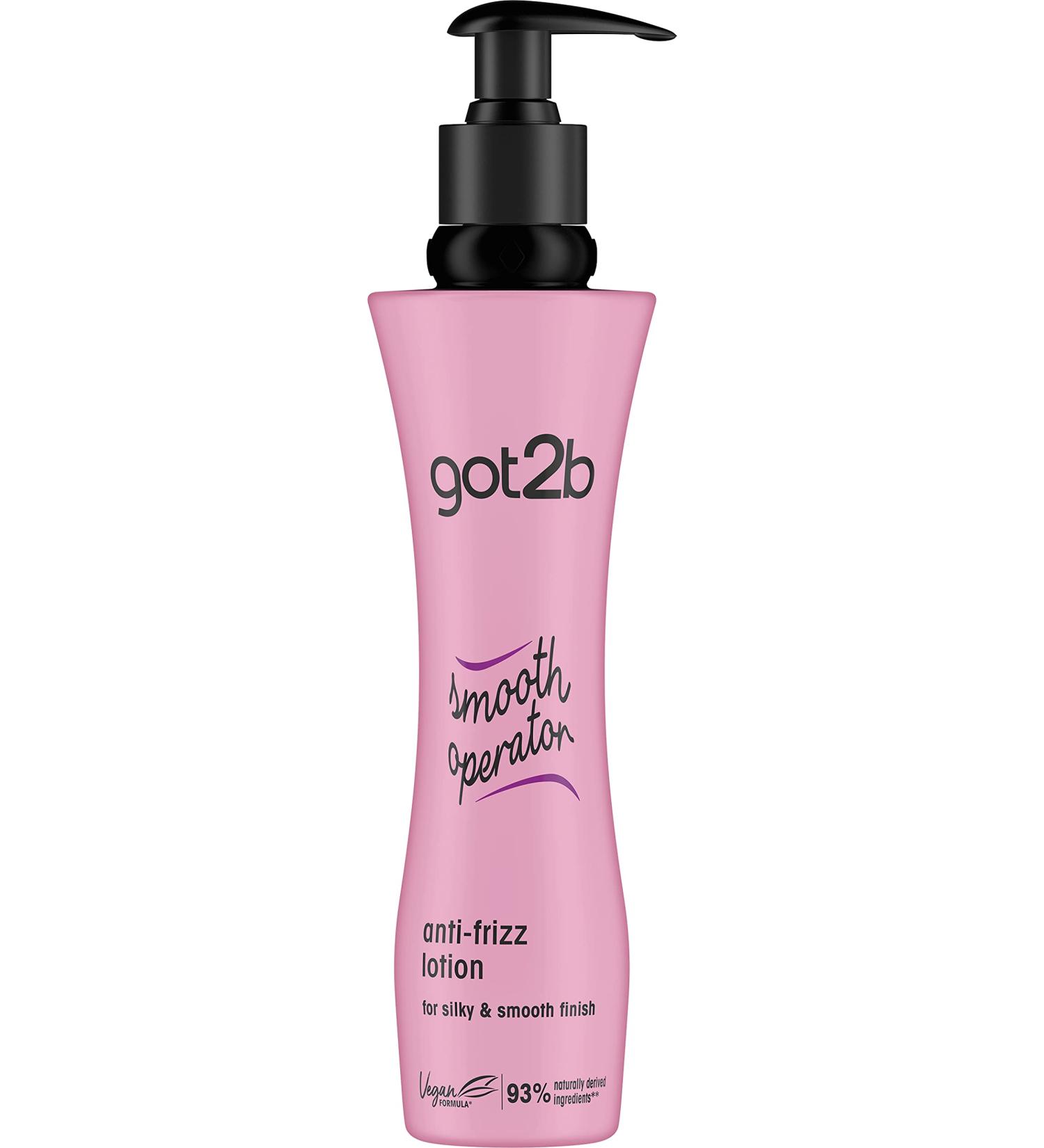 Got2b Smooth Operator Anti-Frizz Hair Lotion 200ml | Vegan | Up To 230 C Heat Protection | Frizz Control for Silky Smooth Hair - Buy Online on GoSupps.com