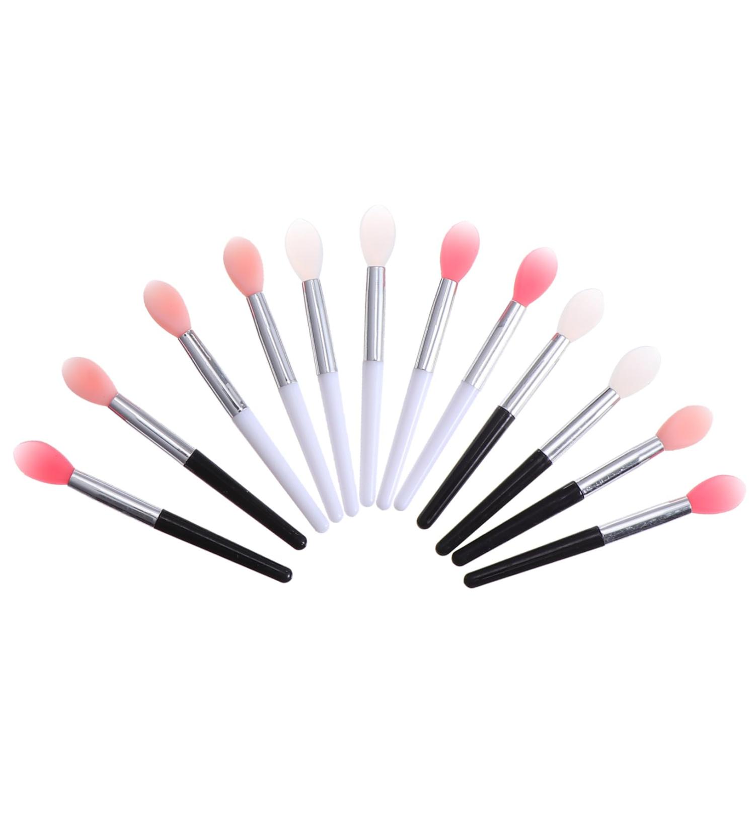Buy NOLITOY 12pcs Silicone Lip Brush Set - Portable Lipstick Applicator for Perfect Lip Gloss & Lipstick Application - Ideal for Travel & Cosmetics - Buy Online on GoSupps.com