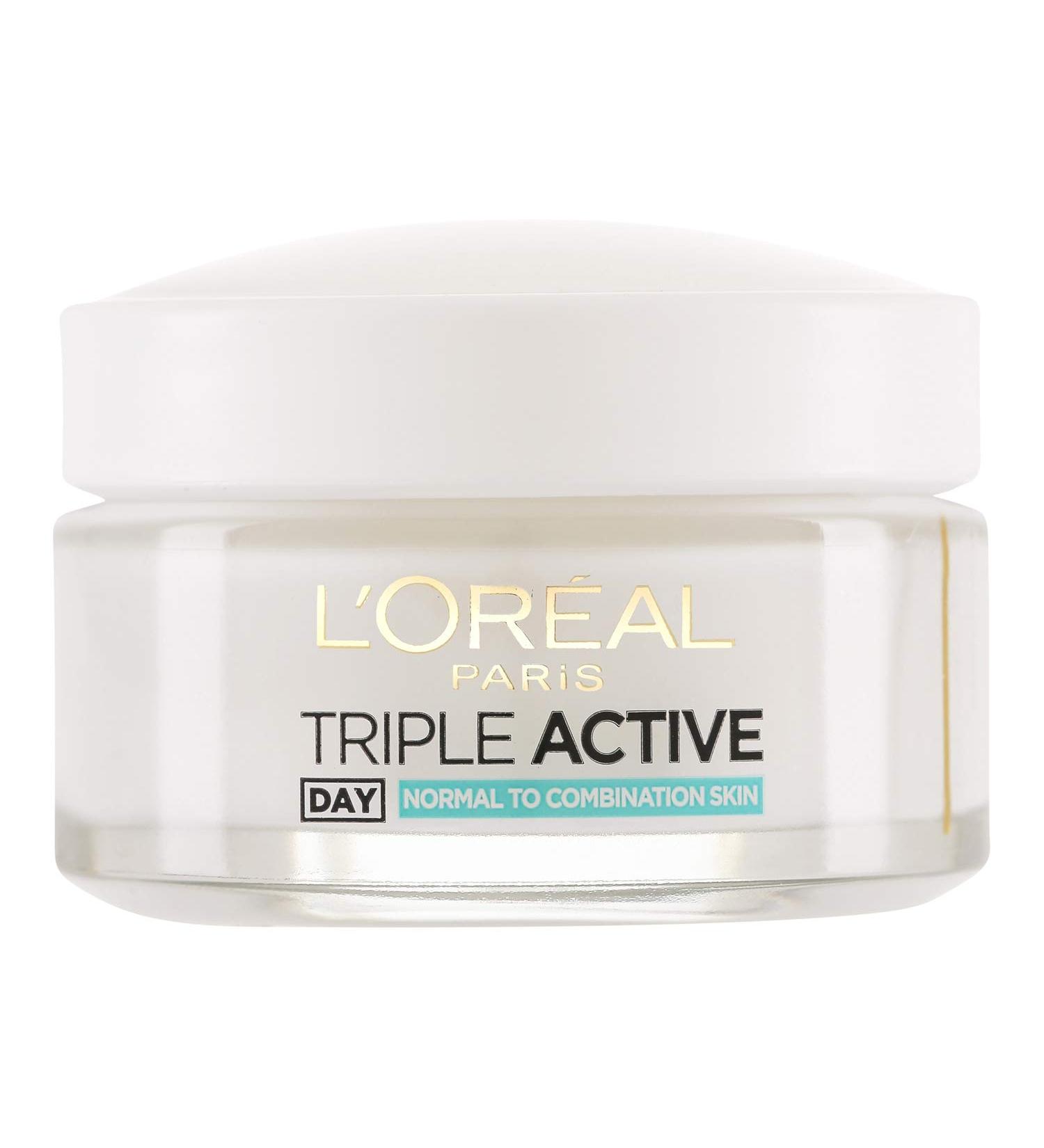  L'Oreal Paris L'Or al Paris Day Cream Triple Active Jar Normal 50 ml - Buy Online on GoSupps.com