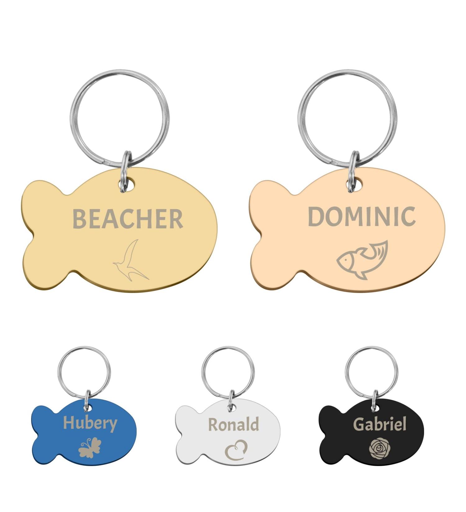 Personalized Camal Dog Tags - Engraved Stainless Steel Pet Badges for Dogs & Cats | Custom Shapes: Bones Hearts Fish & More - Buy Online on GoSupps.com