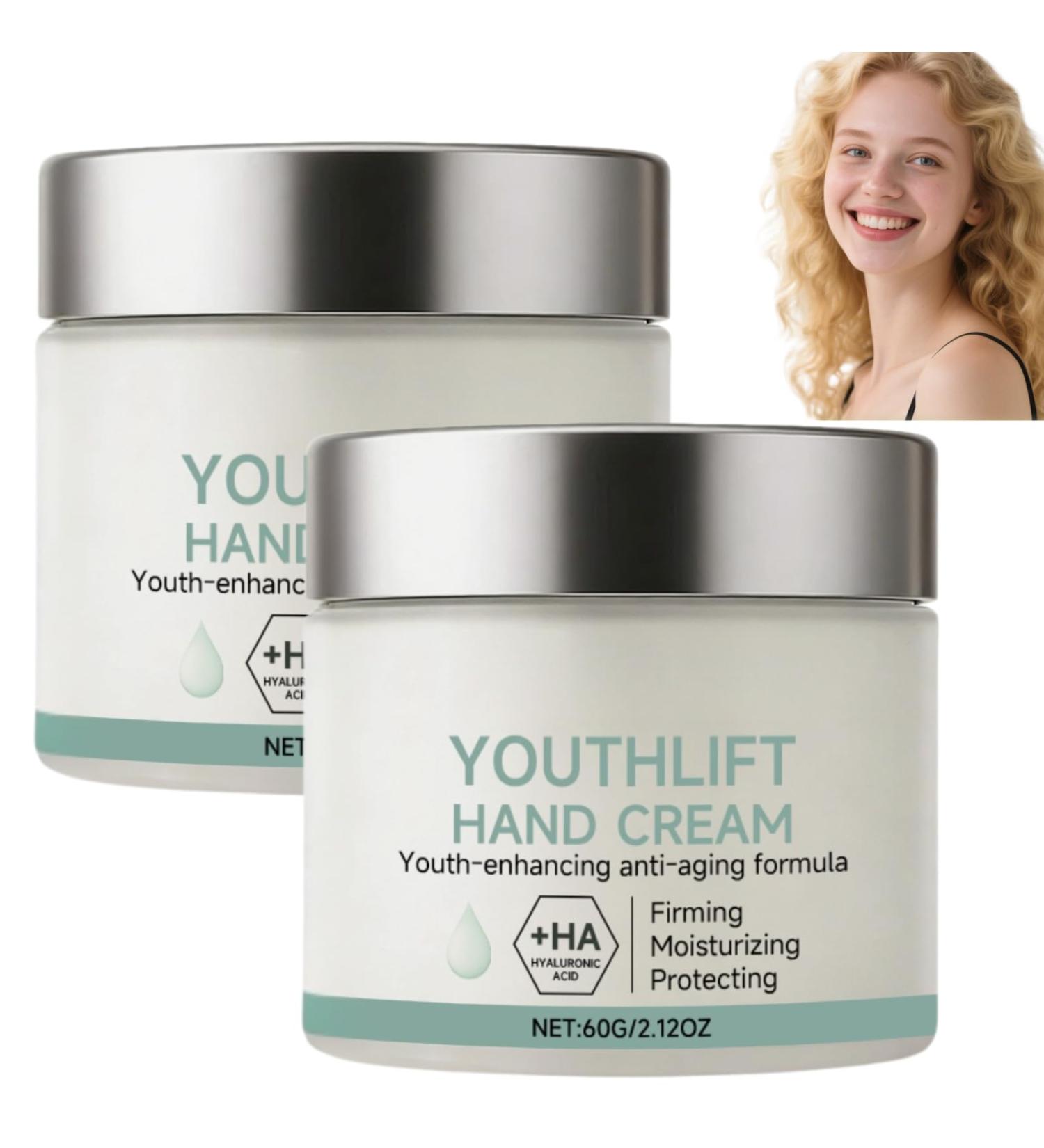  Nuvilo Youthlift 2-Pack Hand Creams for Dry Hands: Moisturizing Firming with Hyaluronic Acid Anti-Aging Hand Lotion for Wrinkles Nourishing Repair for Women and Men - Buy Online on GoSupps.com