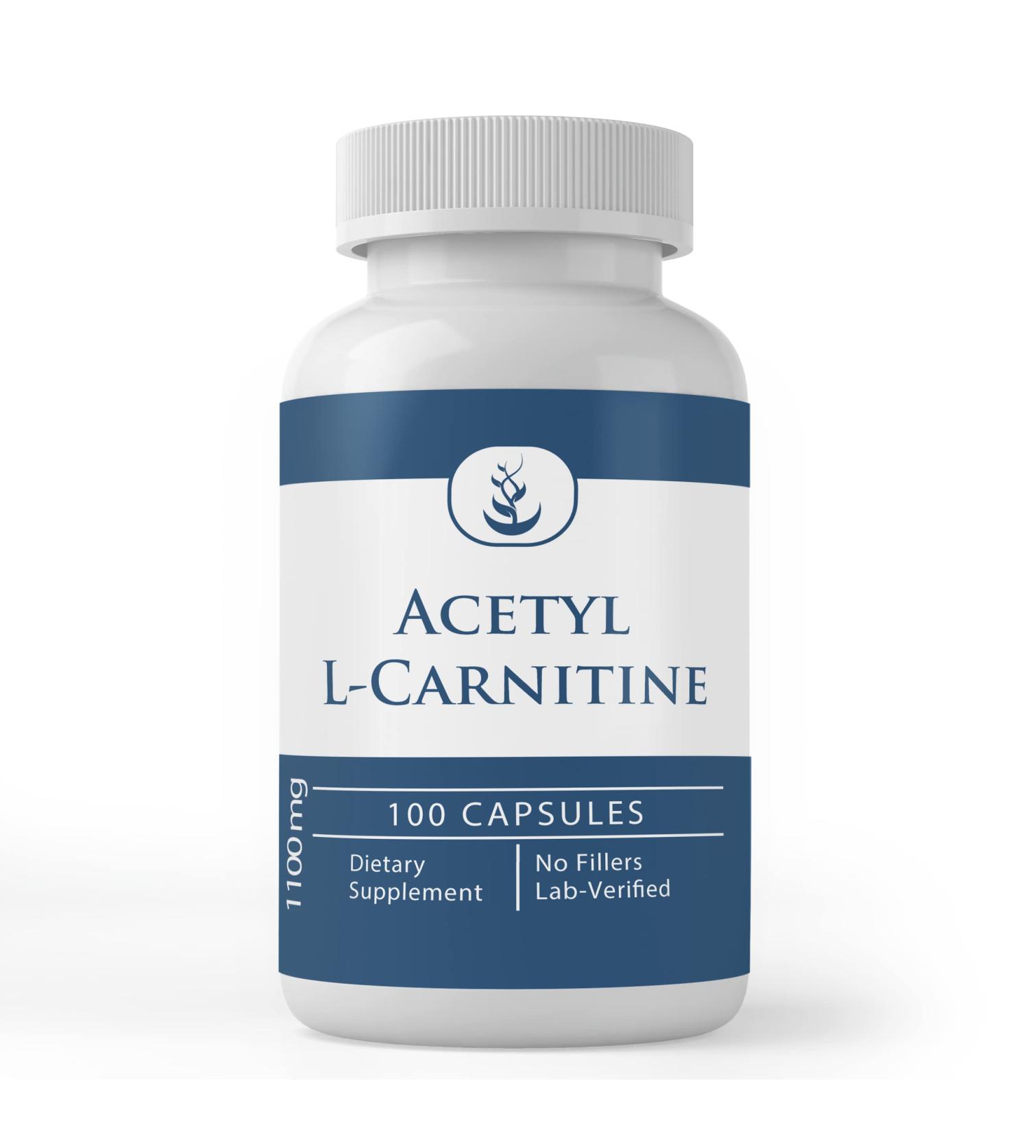 Buy Pure Acetyl L-Carnitine (100 Capsules) - No Additives Lab Verified Pure Original Ingredients - International Shipping Available - Buy Online on GoSupps.com