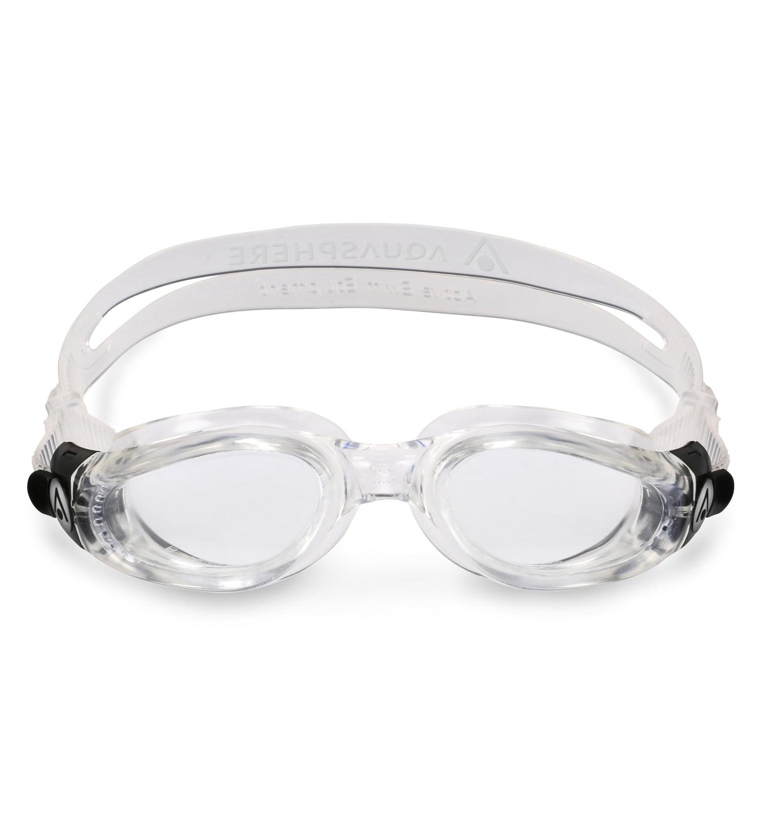 Aquasphere Kaiman |Swimming goggles swimming goggles for adults with UV protection silicone seal 180 view fitting-free and lift-safe glasses for men and women transparent-clear lens