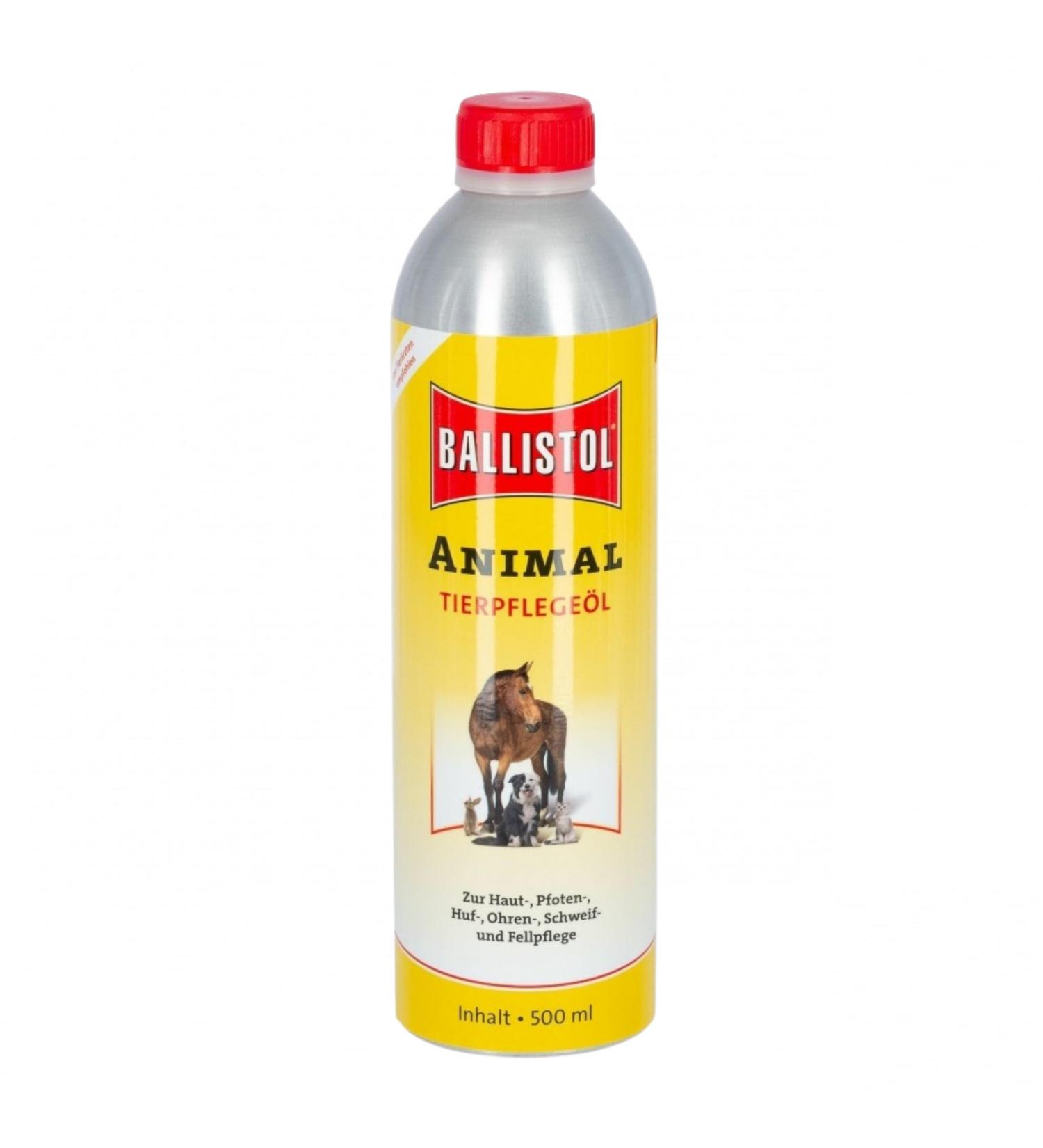RL24 Ballistol - Animal care oil Animal |Animal oil with depth effect |Gentle care for horses dogs cats & Co. |Ideal tail fur & hoof care |For home farm and pets |1 x 500 ml