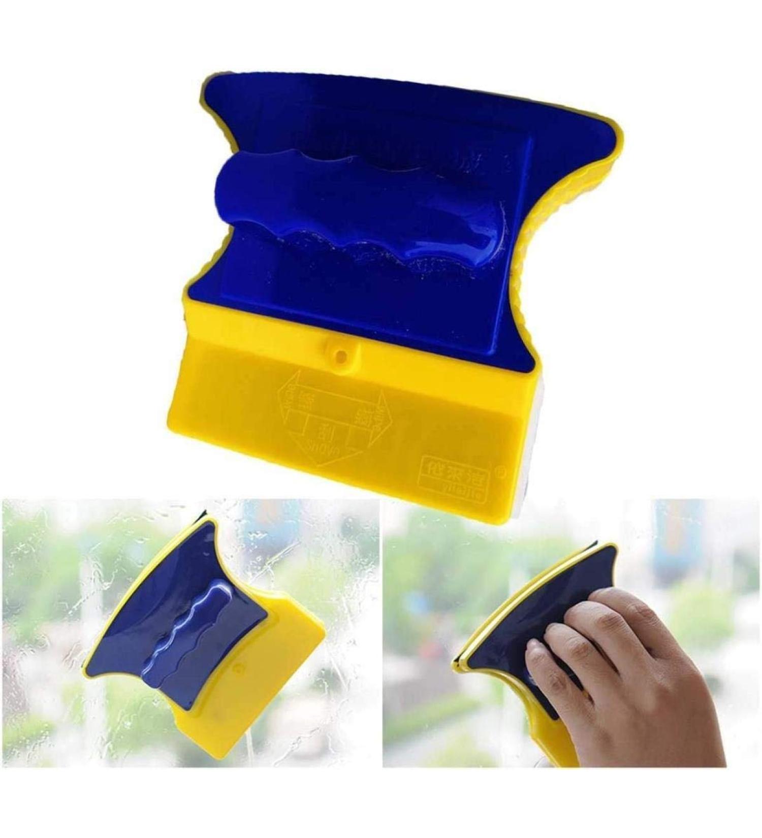 Double-Sided Magnetic Window Cleaner Wiper Brush Useful Glass Surface Cleaning Tool - Buy Online on GoSupps.com