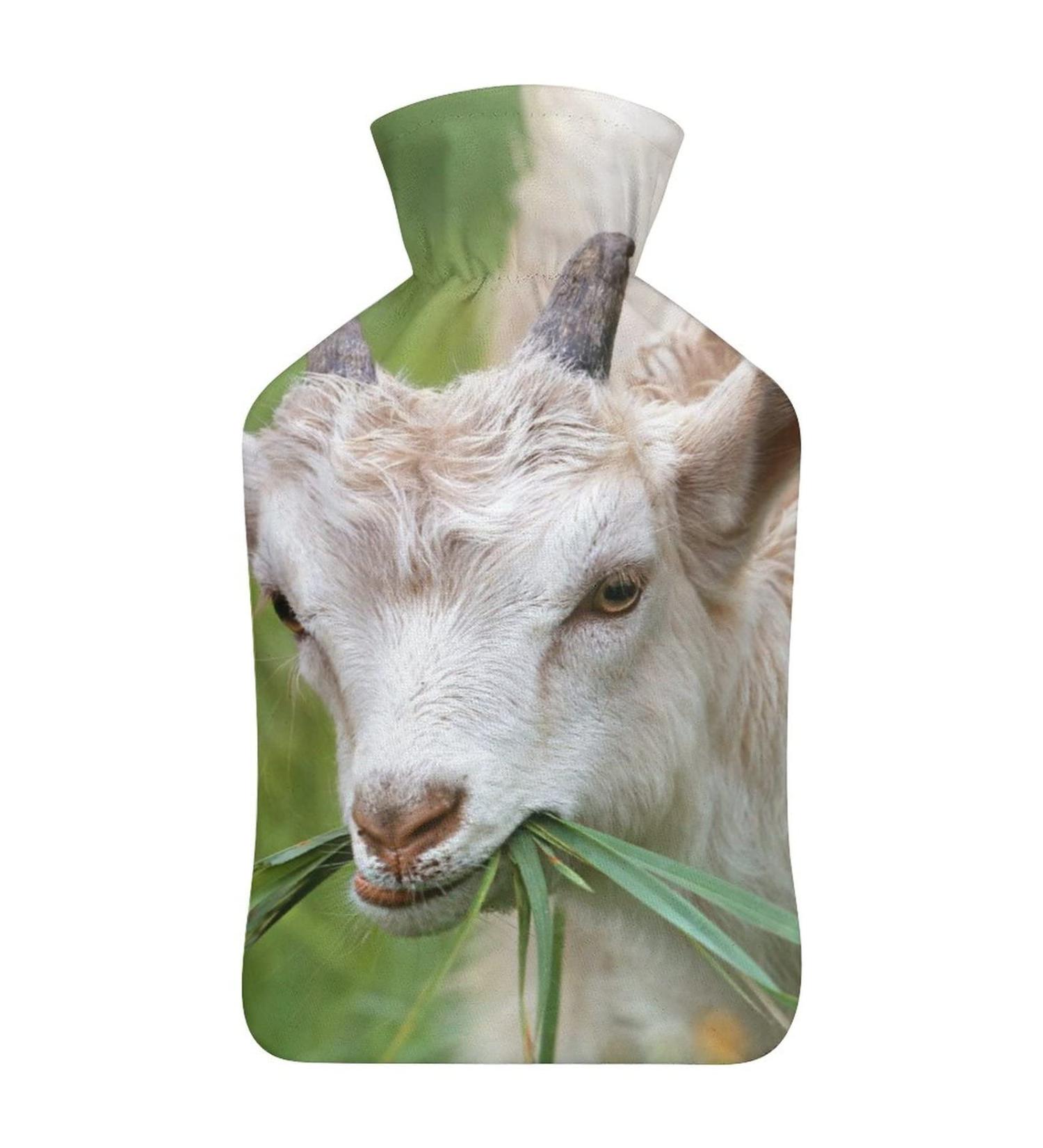 Buy Sheep Hot Water Bottle with Plush Cover | Hand Warmer for Adults & Kids | 26.5x15.3cm - International Shipping Available - Buy Online on GoSupps.com
