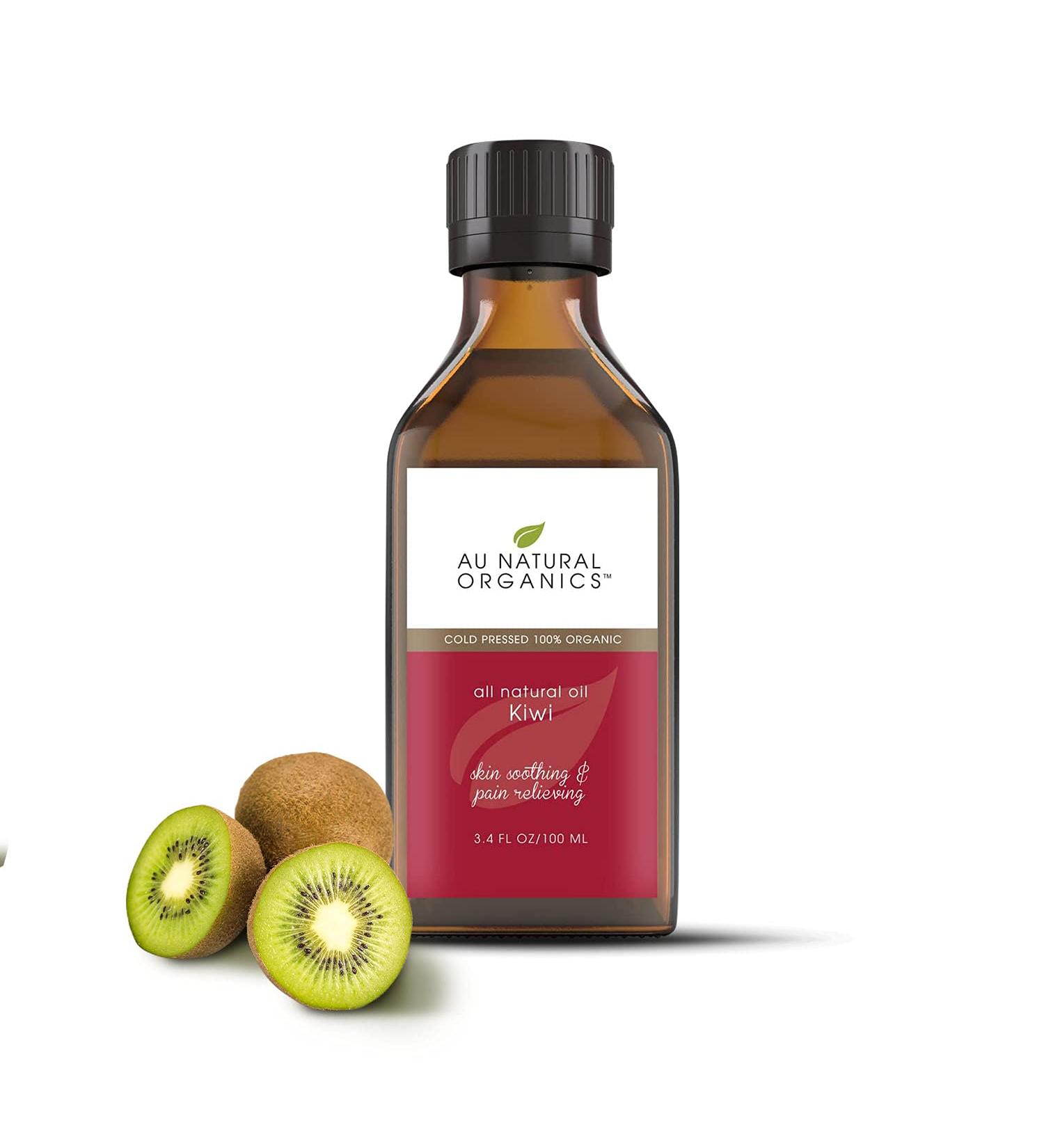Organic Kiwi Seed Oil - 100% Pure & Cold Pressed - Skin, Hair & Lip Care - 3.4 Oz | 100 Ml - Buy Online on GoSupps.com