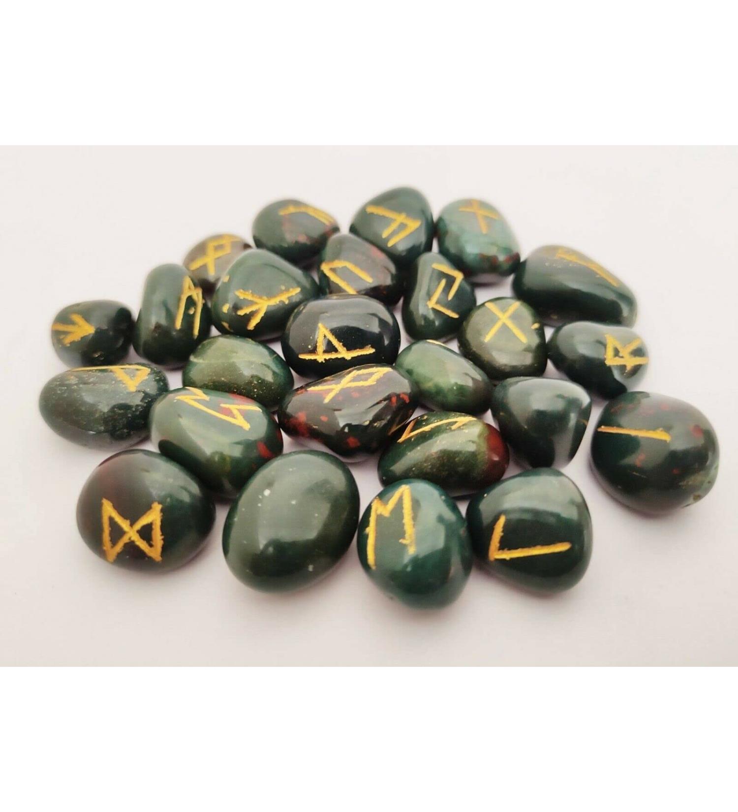 Sharvgun Blood Stone Rune Set 25 pi ces avec tableau en bois MDF runique grav lettrage symbolique pa en velours noir/rouge pochette incluse bo te-cadeau - Buy Online on GoSupps.com