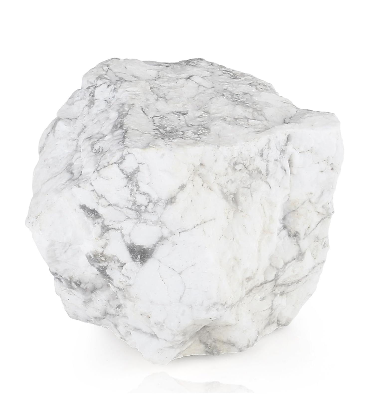 XIANNVXI Turquoise Howlite Raw Crystal 1.77-2.17 Inches - Natural Healing Stone for Crystal Lovers and Collectors - Buy Online on GoSupps.com