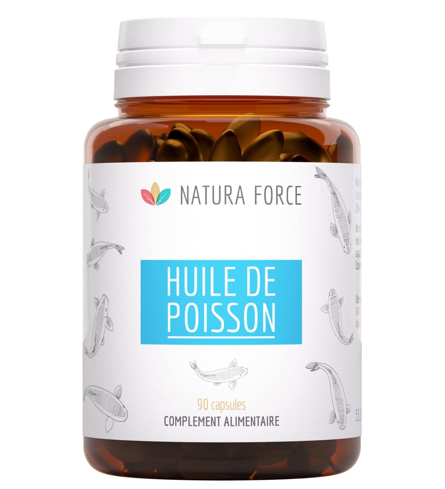 Natura Force EPAX Certified Fish Oil Omega 3 of EPA 34% & DHA 24% Types Wild Fish from Protected Fishing and Heavy Metals - 90 Marine Capsules - Buy Online on GoSupps.com