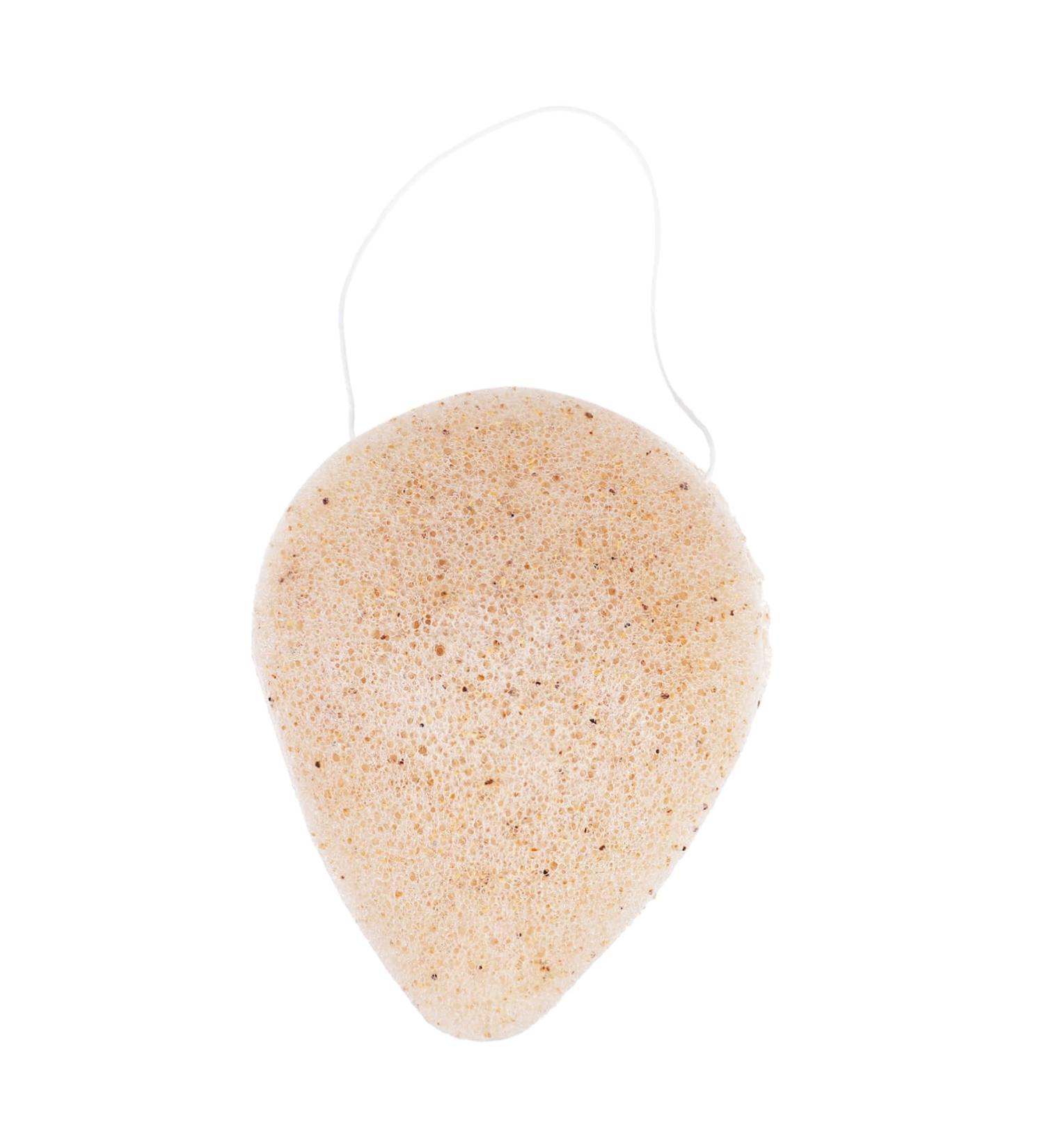 Buy Konjac Sponge - Exfoliating Face & Body Wash | Natural Skin Care Sponge with Walnut Powder | International Shipping - Buy Online on GoSupps.com