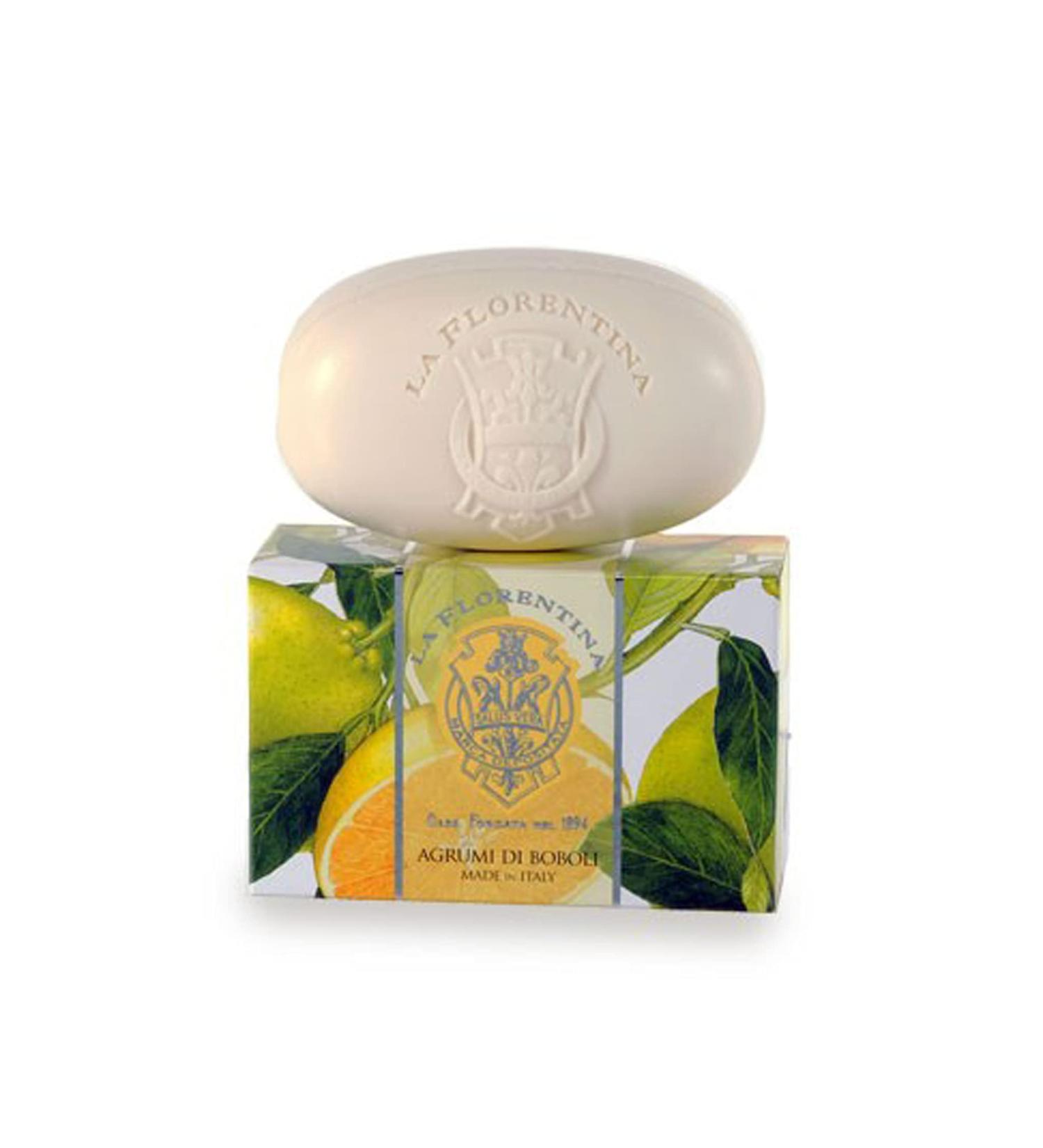 Luxury Soap Large 10.5 oz./300g Boxed Soap Imported From Italy (Boboli Citrus)
