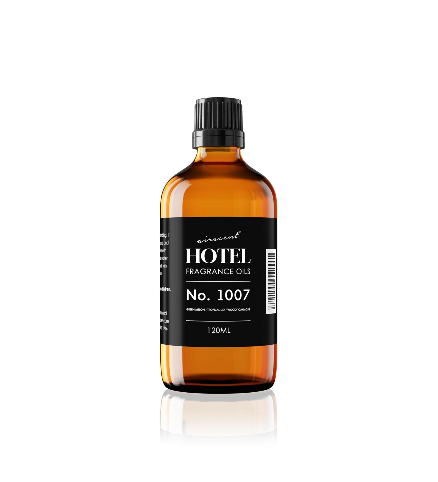 AirScent Hotel Diffuser Oil No. 1007 - Green Melon Tropical Lily & Oakmoss - Hotel Scent Dupe Premium Fragrance Oil for Ultrasonic and Waterless Diffusers and Crafting - 120 mL 4 fl oz Bottle 4 Fl Oz (Pack of 1) - Buy Online on GoSupps.com