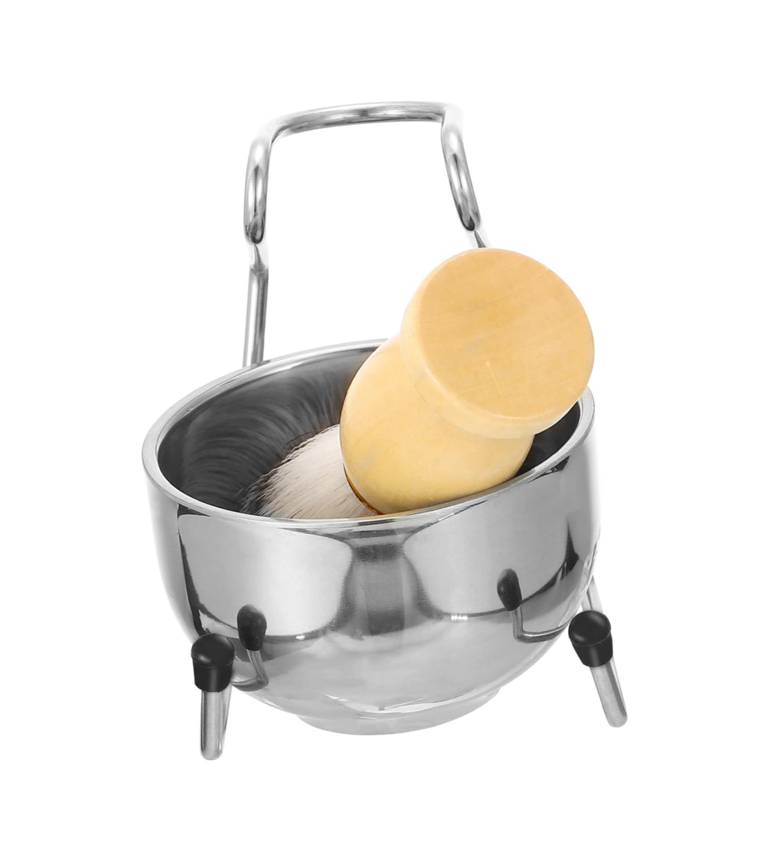 Ipetboom Shaving Brush Set | Soft Hair Safety Beard Brush Storage Rack & Stainless Steel Shaving Kit for Men - International Shipping Available - Buy Online on GoSupps.com