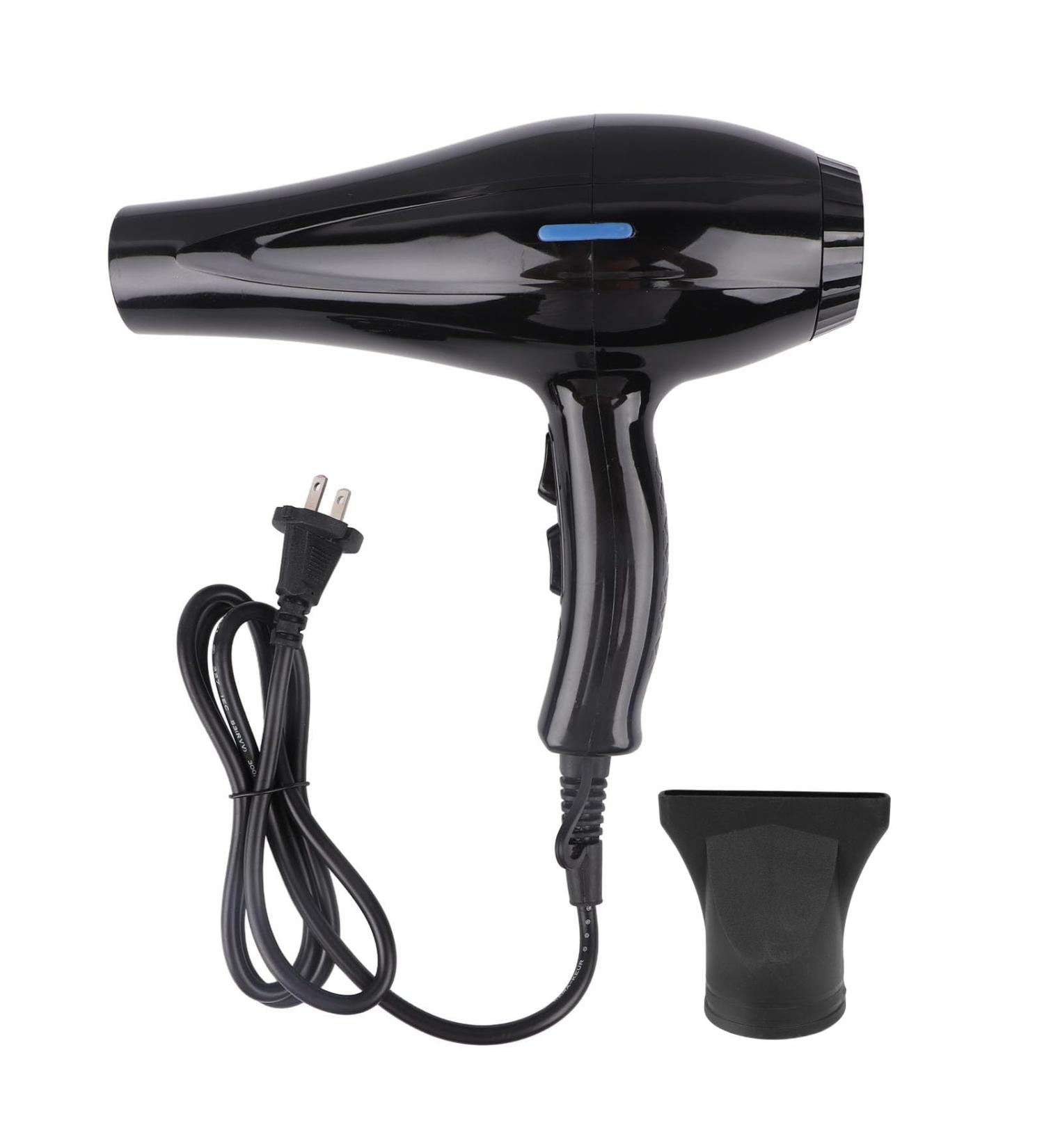 Hair Dryer Negative Ionic Hair Dryer Quick Drying Low Noise Hair Blow Dryer for Home Use Black US Plug 110V - Buy Online on GoSupps.com